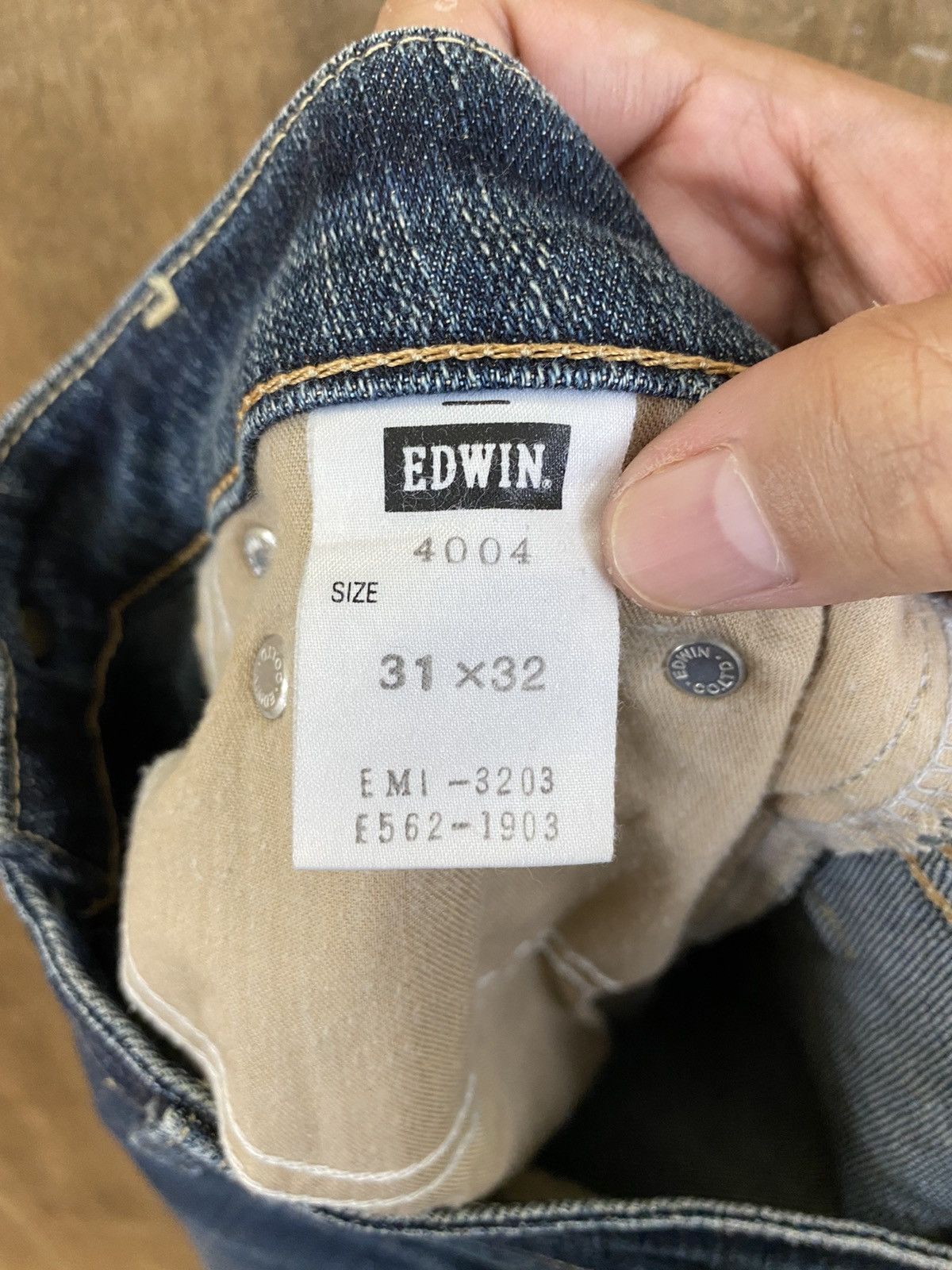 Edwin Edwin Blue distressed Denim Pants jeans #BB535 Size US 30 / EU 46 - 16 Thumbnail