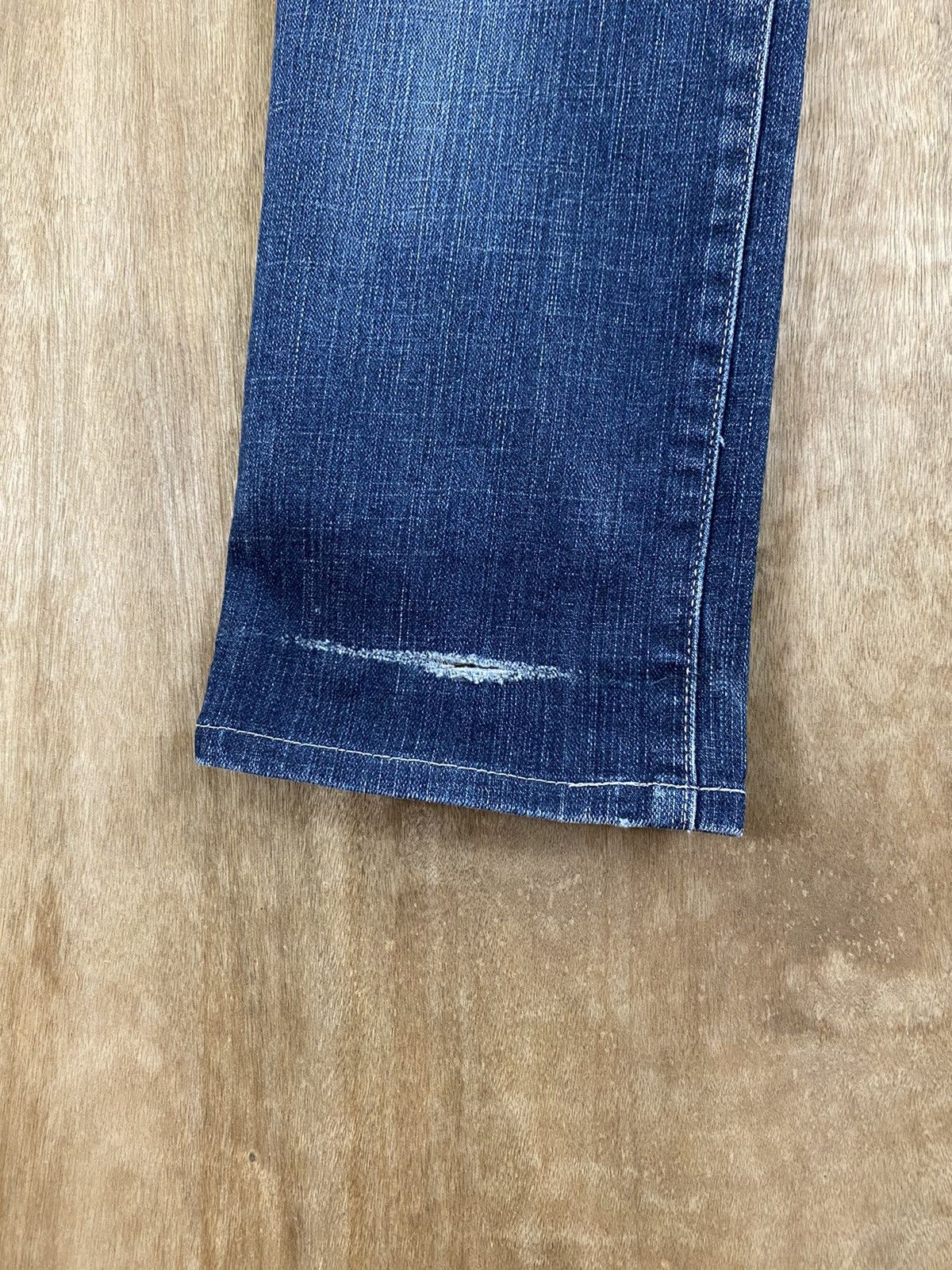 Edwin Edwin Blue distressed Denim Pants jeans #BB535 Size US 30 / EU 46 - 4 Thumbnail