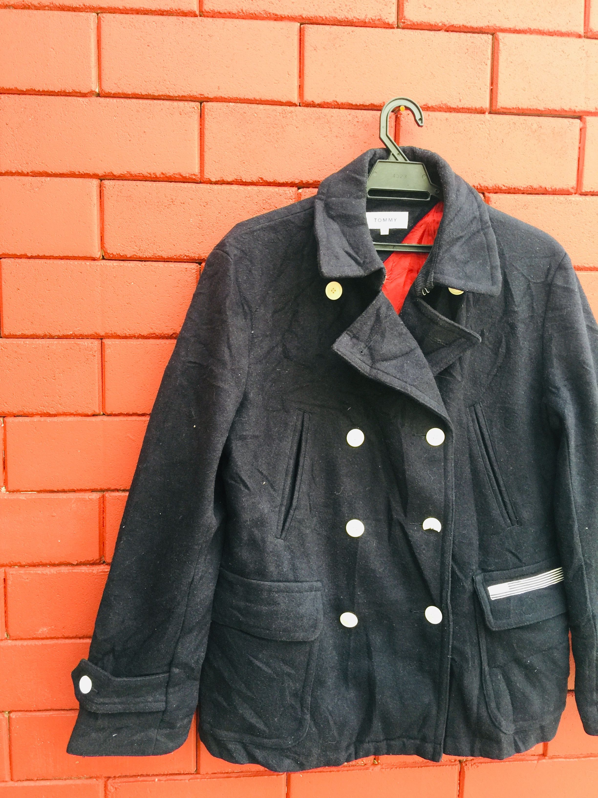 Japanese Brand × Tommy Hilfiger Vintage Tommy Wool Jacket Travis Scott Fashion Style Size US M / EU 48-50 / 2 - 6 Thumbnail