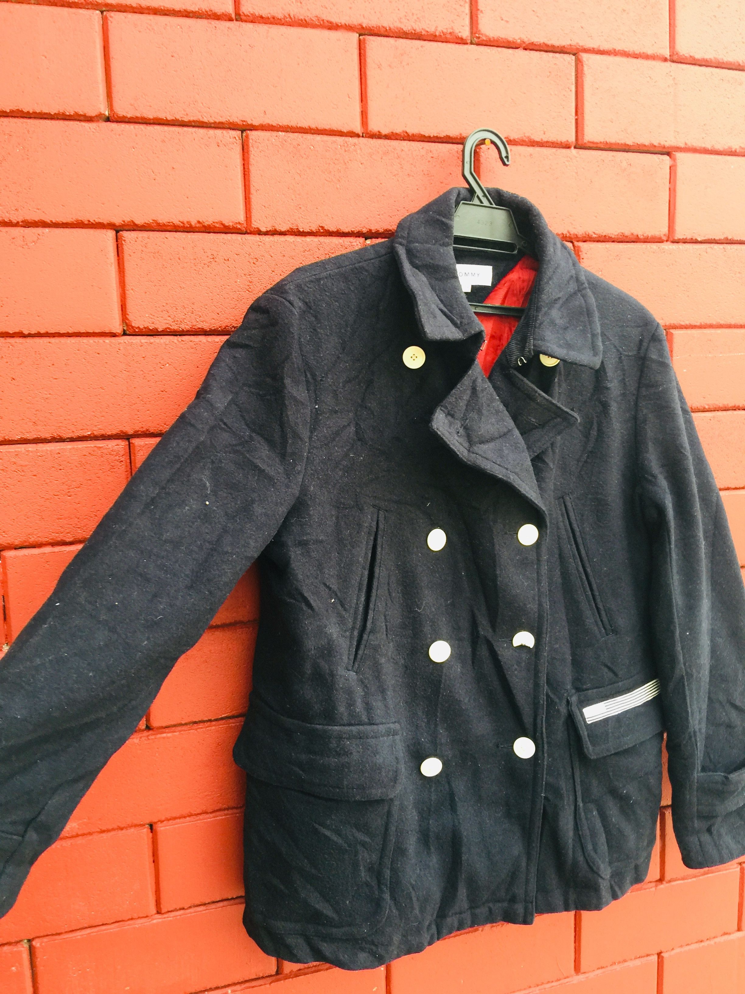 Japanese Brand × Tommy Hilfiger Vintage Tommy Wool Jacket Travis Scott Fashion Style Size US M / EU 48-50 / 2 - 2 Thumbnail