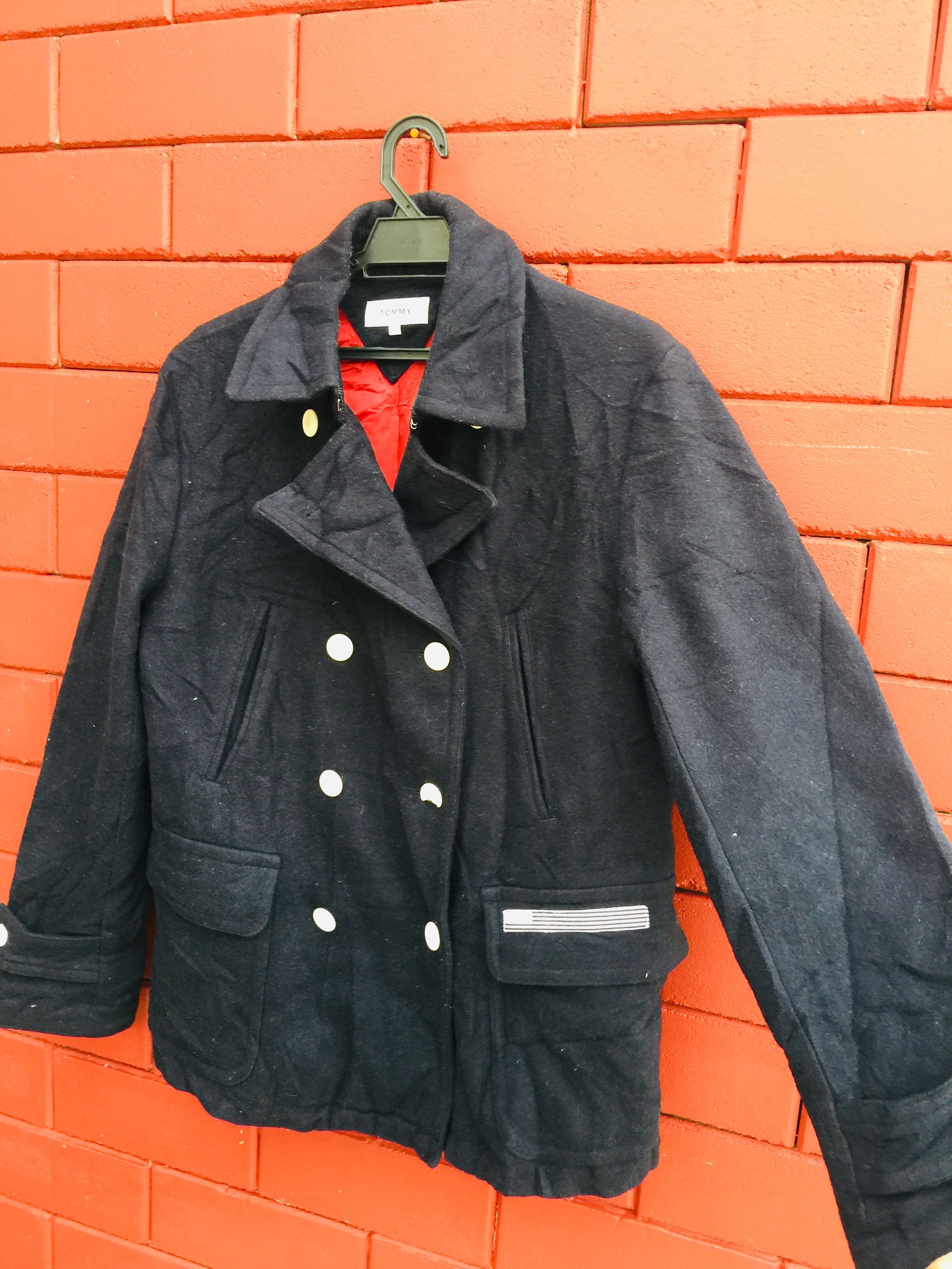 Japanese Brand × Tommy Hilfiger Vintage Tommy Wool Jacket Travis Scott Fashion Style Size US M / EU 48-50 / 2 - 3 Thumbnail