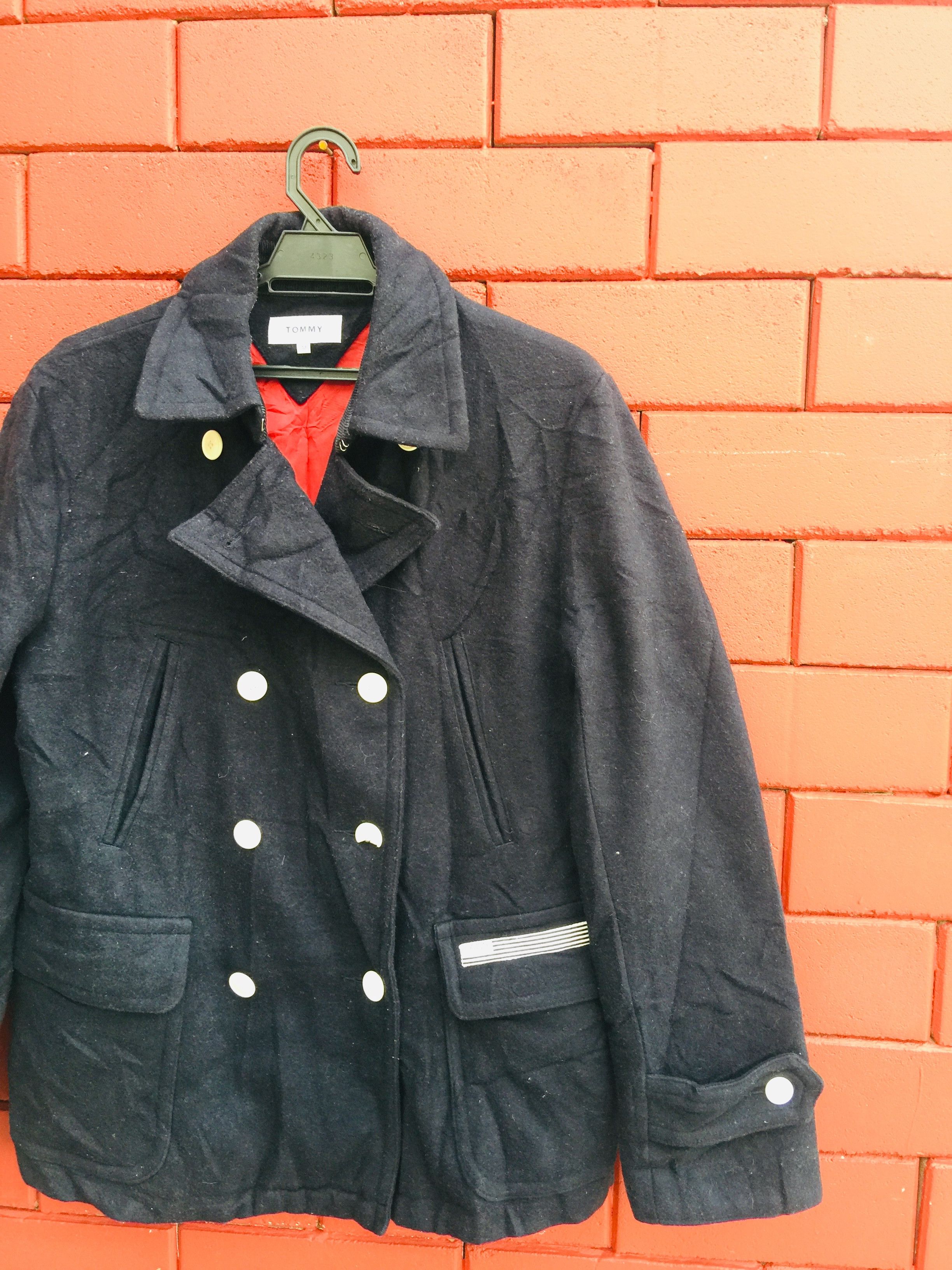Japanese Brand × Tommy Hilfiger Vintage Tommy Wool Jacket Travis Scott Fashion Style Size US M / EU 48-50 / 2 - 5 Thumbnail
