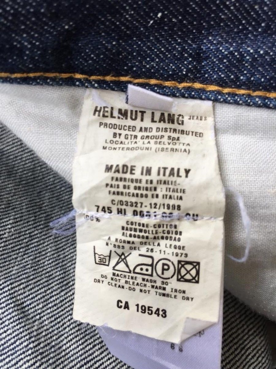 Helmut Lang 💥Final💥Vintage 90s Helmut Lang Denim Size US 30 / EU 46 - 6 Thumbnail