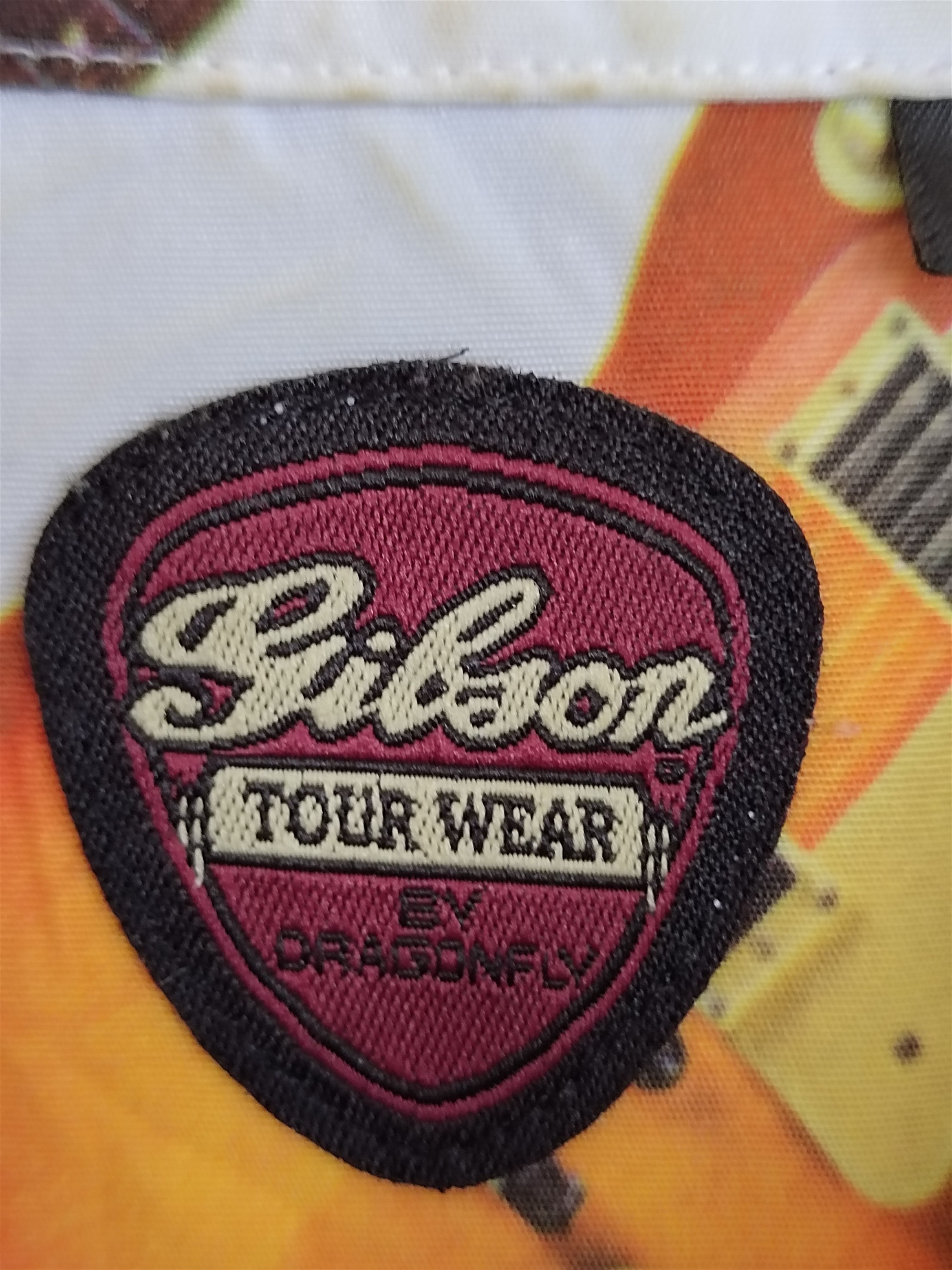 Dragonfly Vintage 90s Gibson Guitar By Dragonfly Full Print Shirt Size US L / EU 52-54 / 3 - 11 Thumbnail