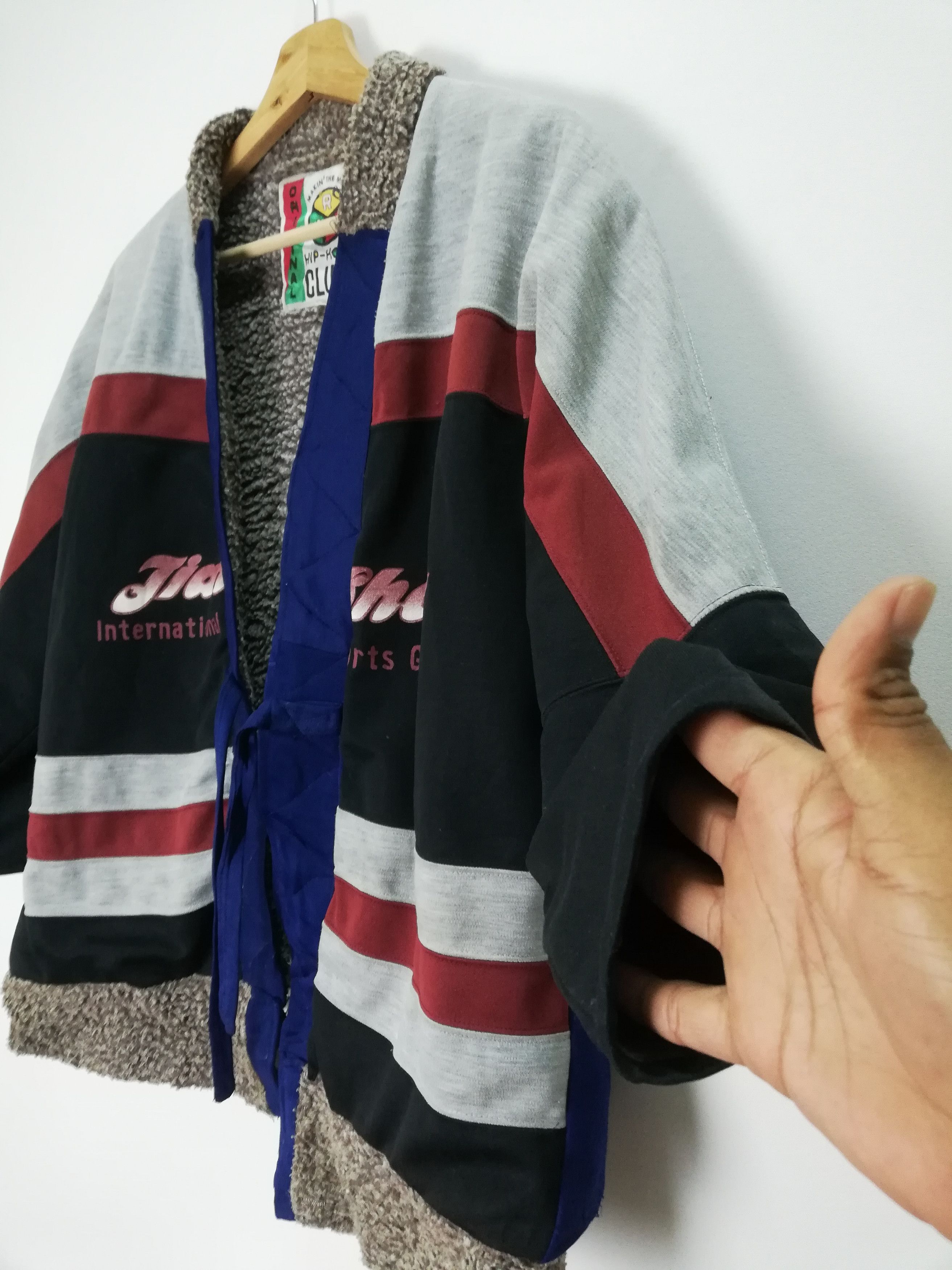 Rap Tees Hip hop club cardigan sherpa jacket Size US S / EU 44-46 / 1 - 9 Thumbnail