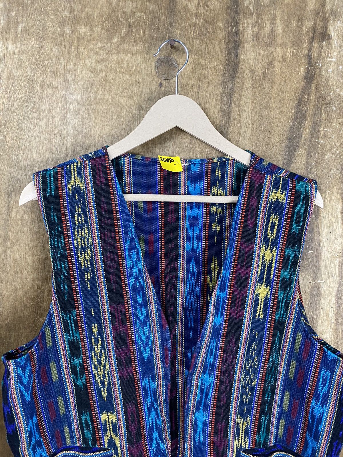 Vintage DL 90s Japan navajo knit vintage vest Tank top #2690 Size US M / EU 48-50 / 2 - 2 Thumbnail