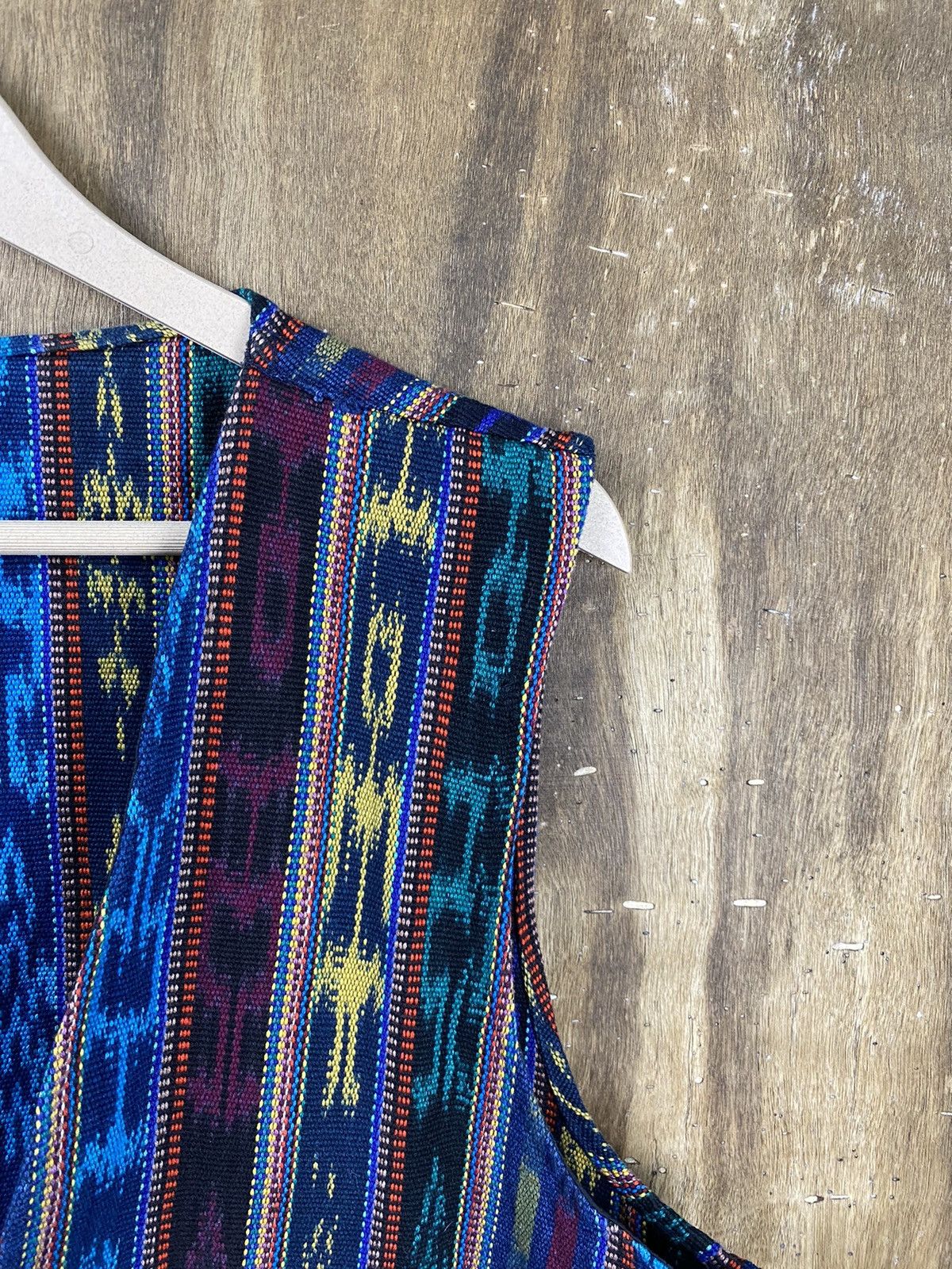 Vintage DL 90s Japan navajo knit vintage vest Tank top #2690 Size US M / EU 48-50 / 2 - 6 Thumbnail