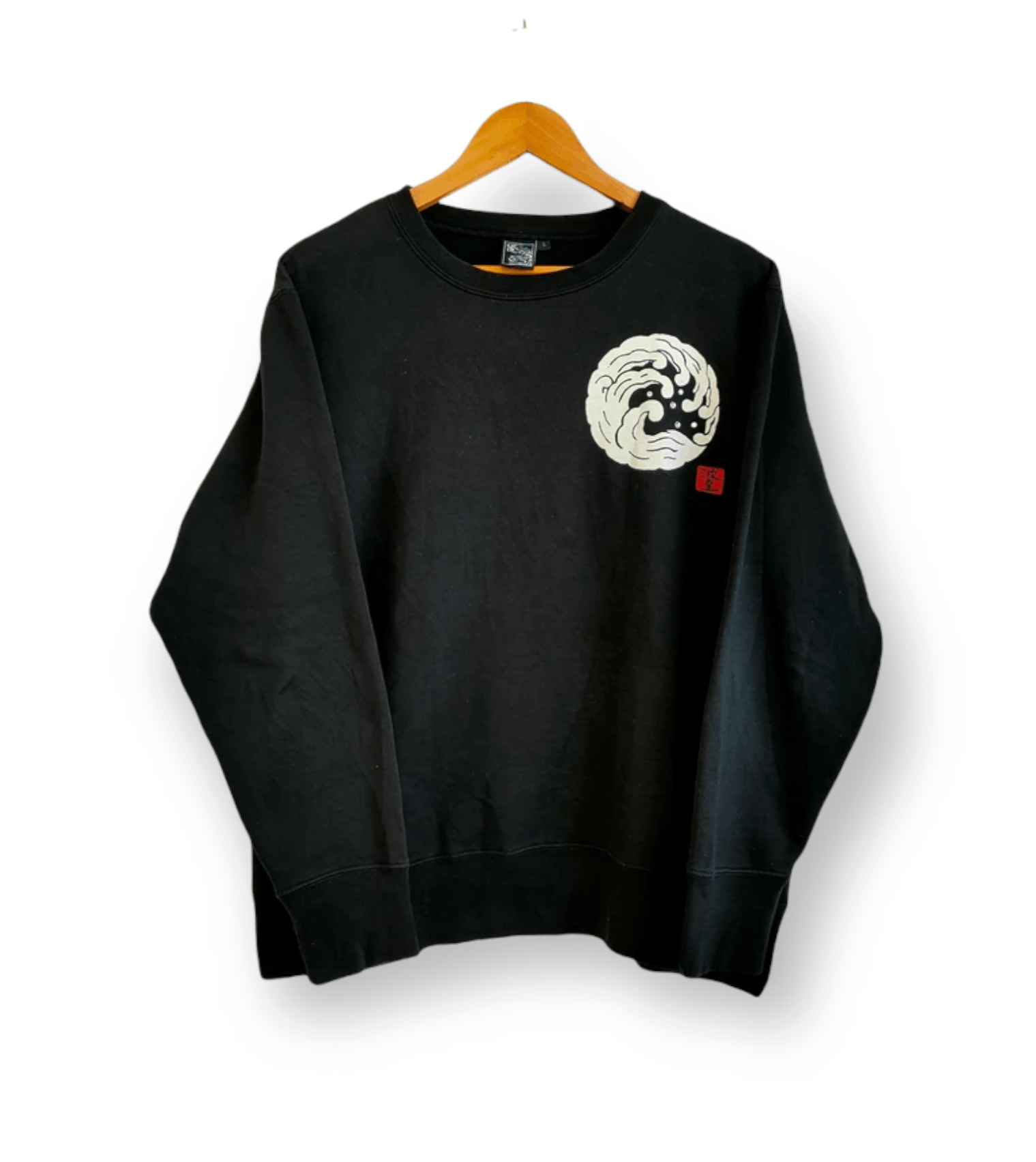Japanese Brand × Vintage Rare NaminoRitatsujin Wave 🌊 Pullover Sweatshirts Size US L / EU 52-54 / 3 - 2 Thumbnail