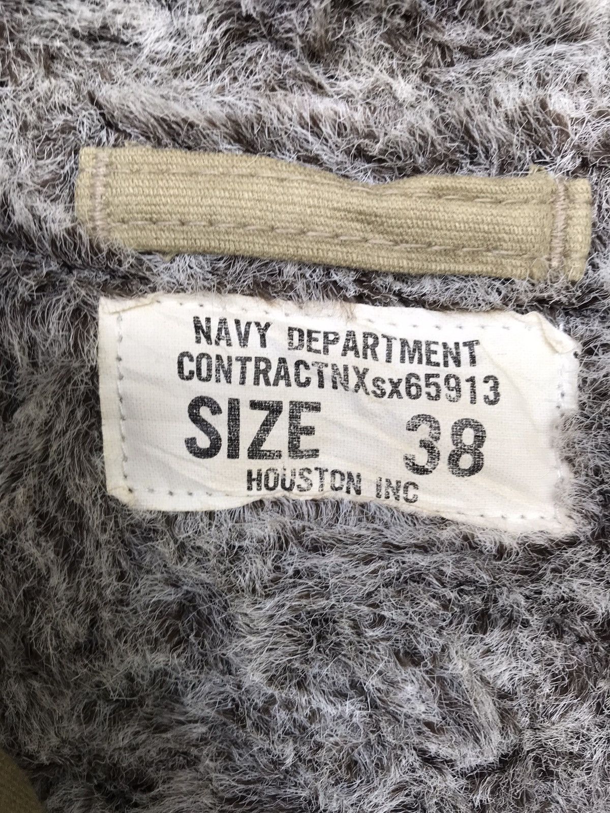 Other Vintage Houston Usn Deck Parka Sherpa Lining Jacket Size US M / EU 48-50 / 2 - 10 Thumbnail