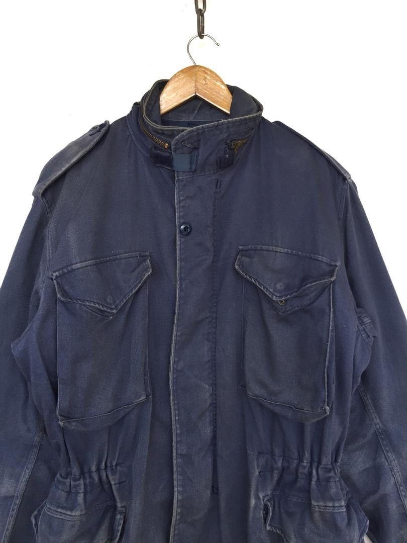 Alpha Industries 💥Vintage M-65 Alpha Military Zipper Field Jacket Size US M / EU 48-50 / 2 - 2 Thumbnail