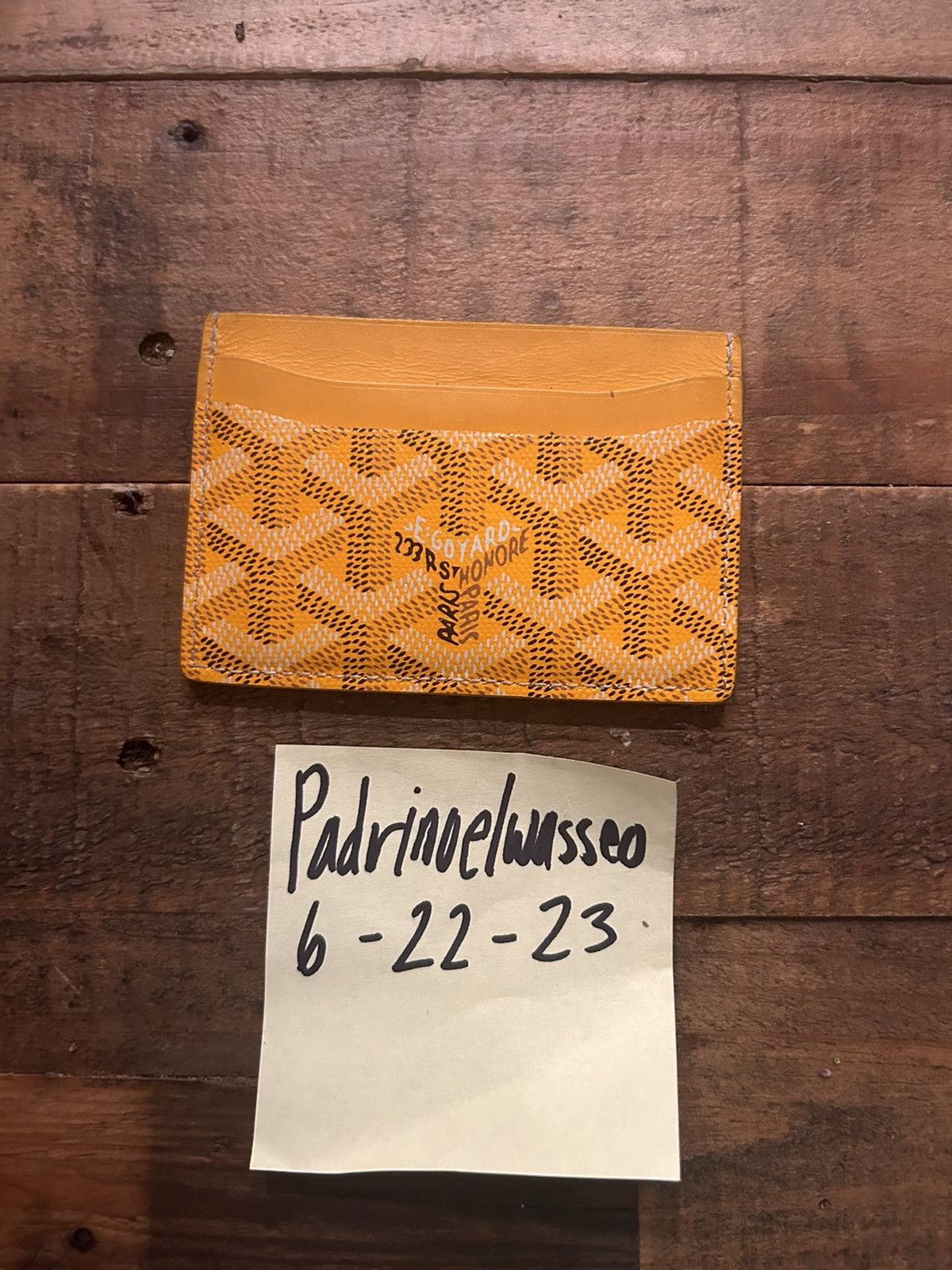 Goyard Goyard Card Holder Grailed