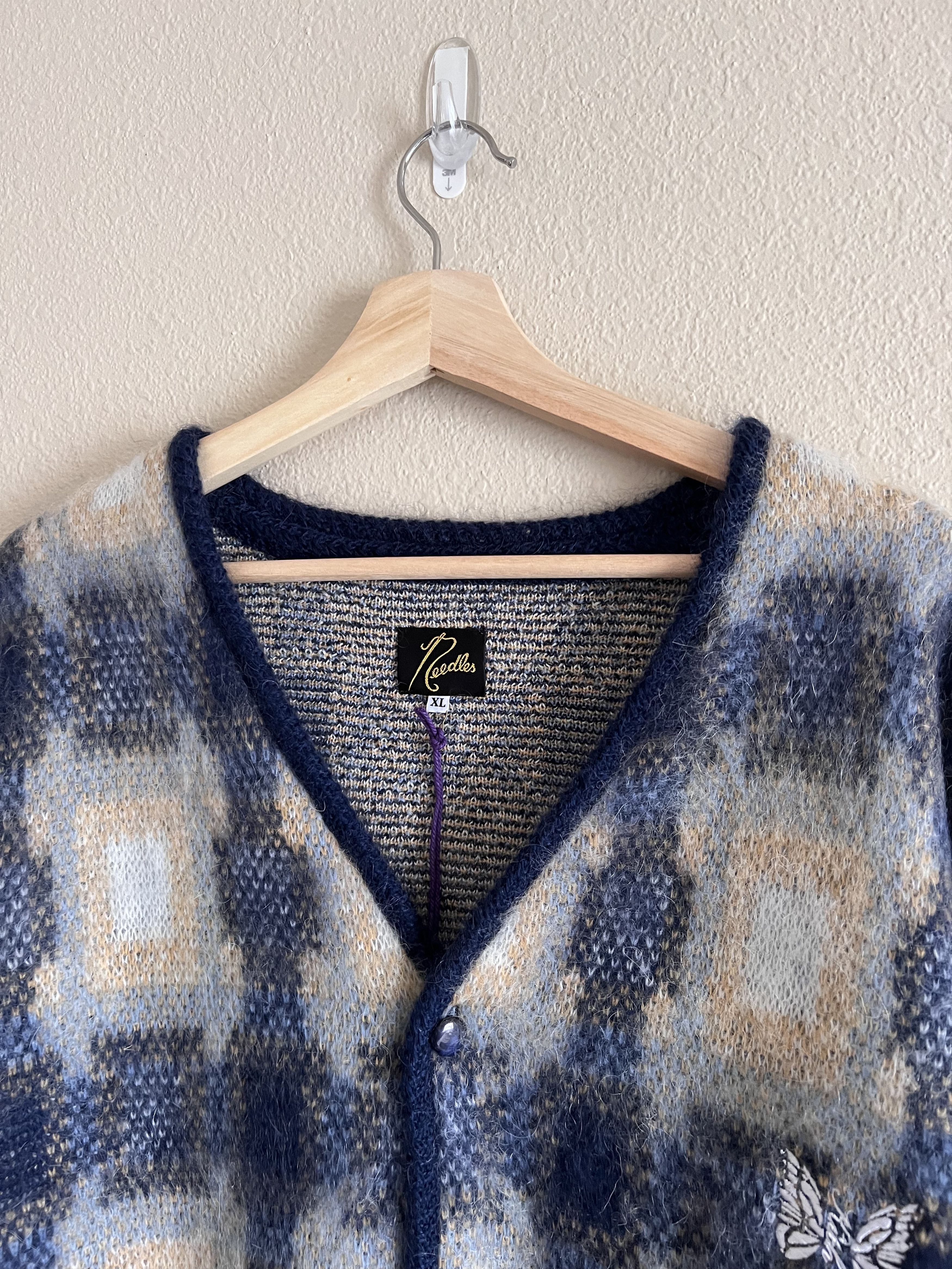 トップス Needles kith Mohair Sheridan Cardigan Kith × Needles Kith Needles Mohair Sheridan Cardigan | Grailed