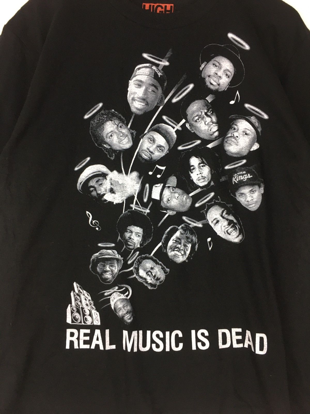 Bob Marley × Rap Tees Vintage rap tees tupac real music is dead Size US L / EU 52-54 / 3 - 2 Thumbnail