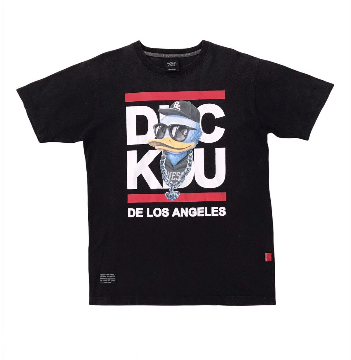 Vtg Duck Duke De Los Angeles B One Soul Tshirt