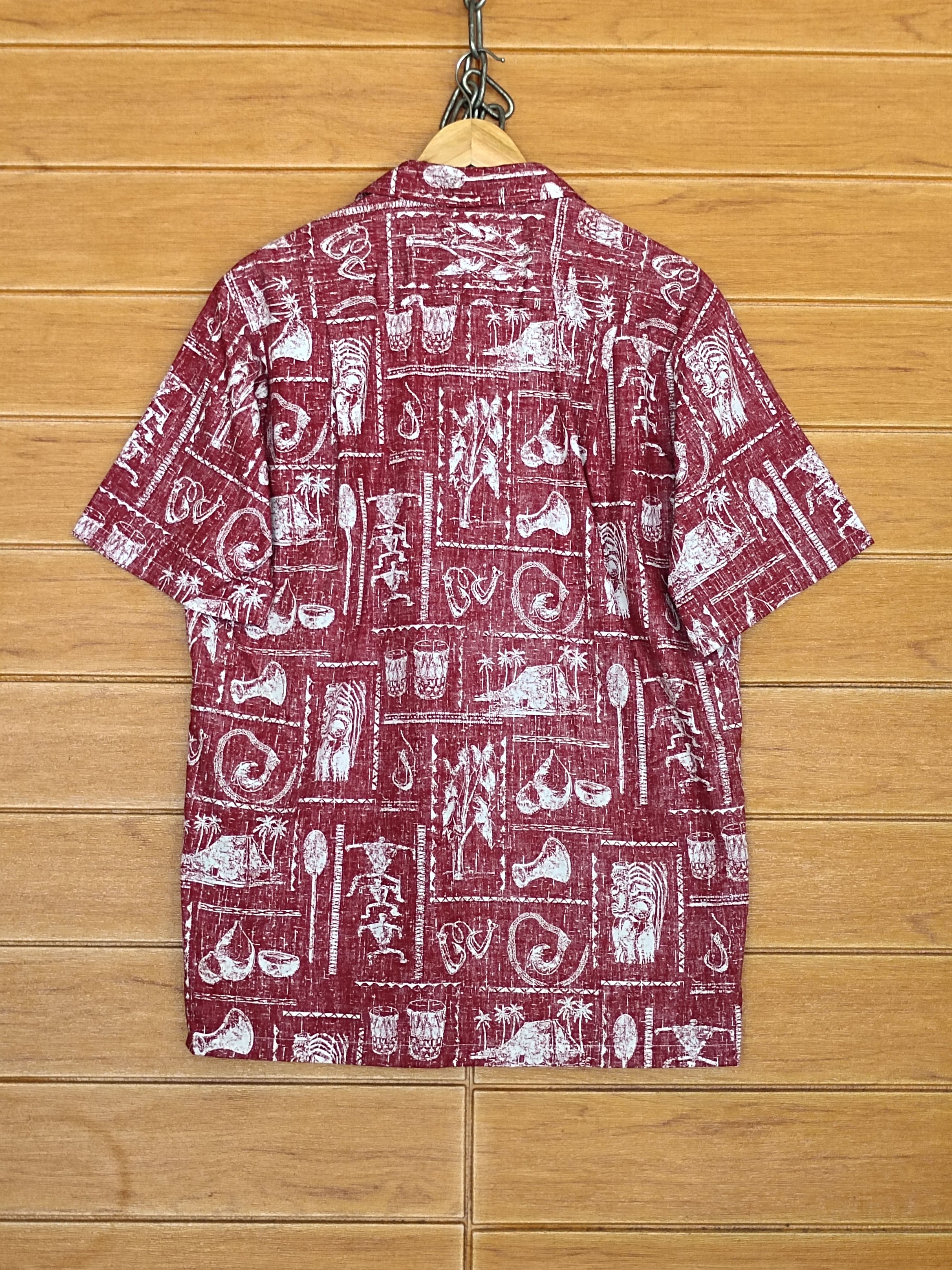 Vintage Vintage 80s RJC Reverse Print Hawaiian Shirt Size US M / EU 48-50 / 2 - 8 Thumbnail