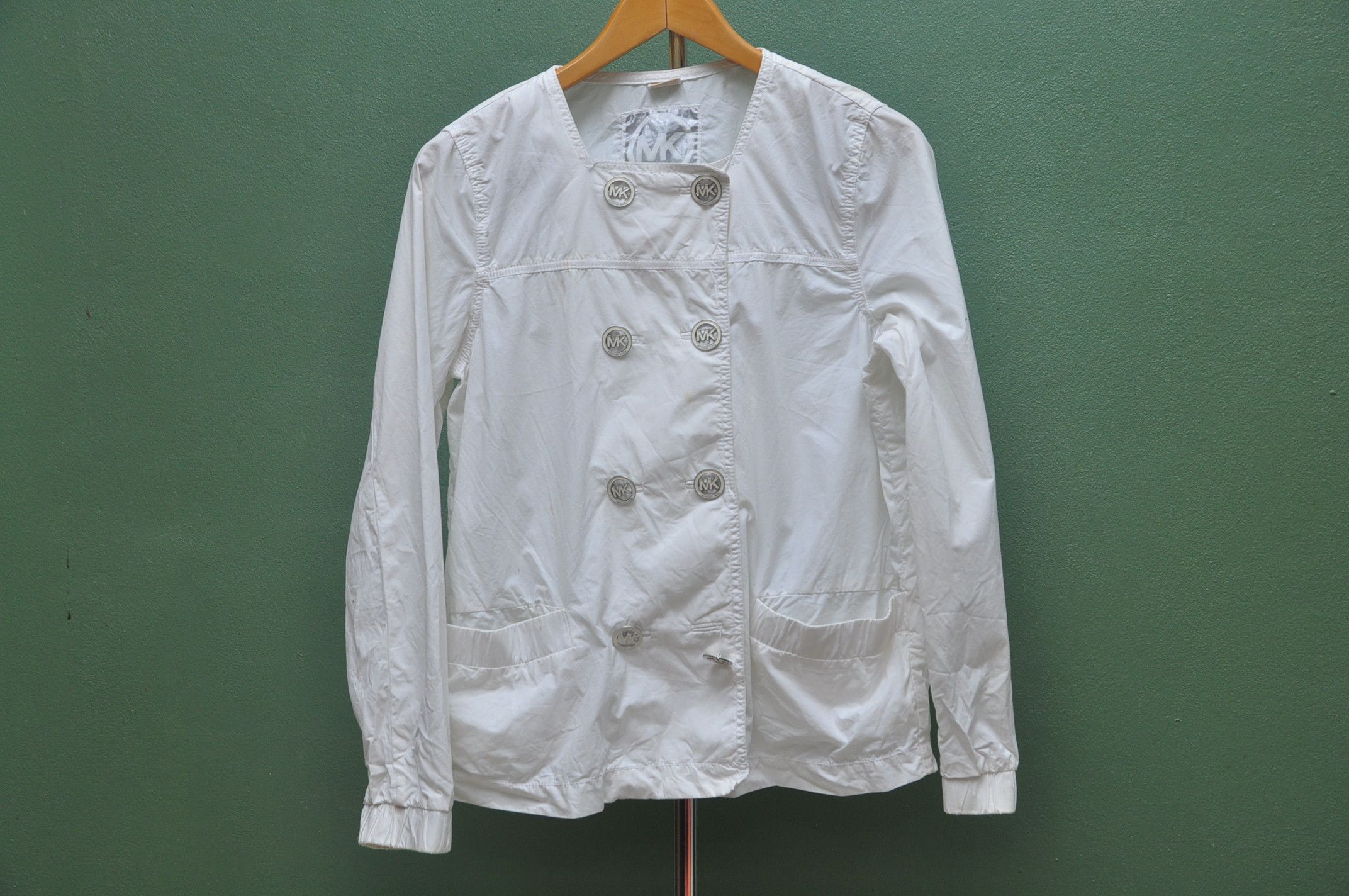 Michael Kors Vintage Micheal Kors White Blazer Designer Fashion Style Size M / US 6-8 / IT 42-44 - 1 Thumbnail