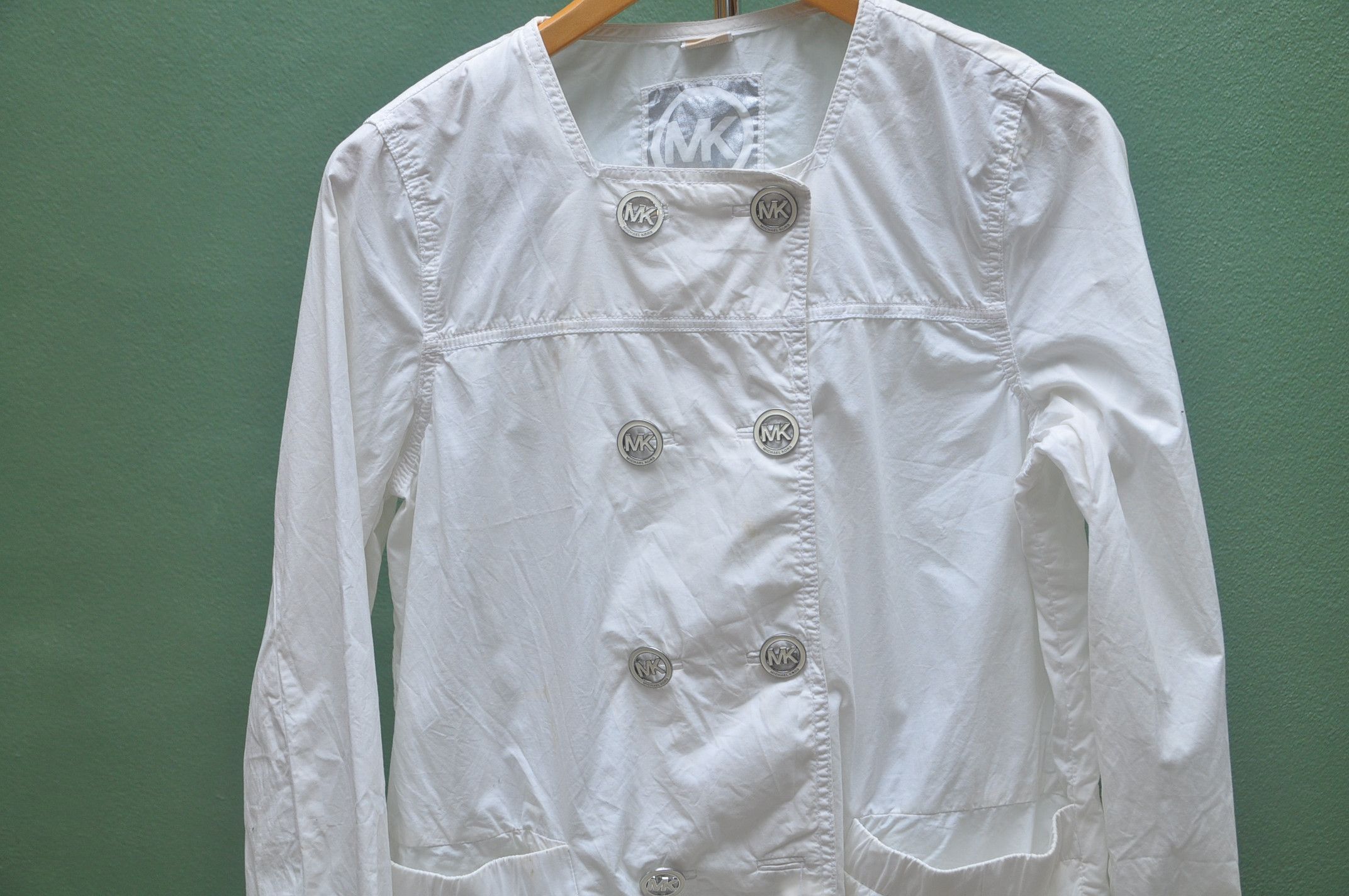 Michael Kors Vintage Micheal Kors White Blazer Designer Fashion Style Size M / US 6-8 / IT 42-44 - 3 Thumbnail