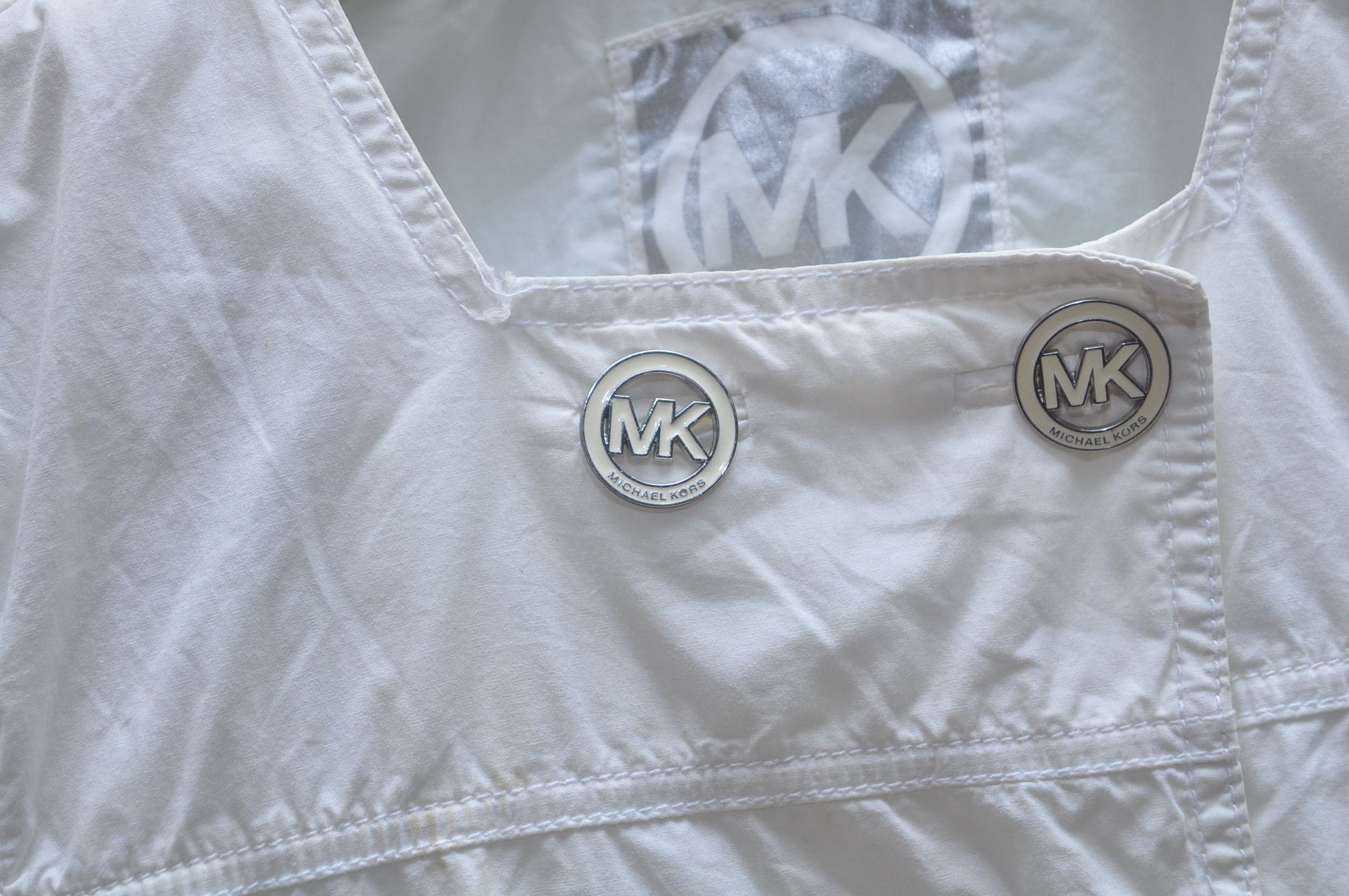 Michael Kors Vintage Micheal Kors White Blazer Designer Fashion Style Size M / US 6-8 / IT 42-44 - 4 Thumbnail