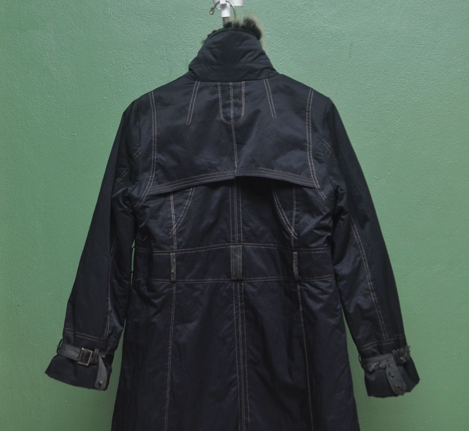 Japanese Brand Vintage Enrico Coveri Japanese Tokyo Fashion Long Coat Size M / US 6-8 / IT 42-44 - 5 Thumbnail