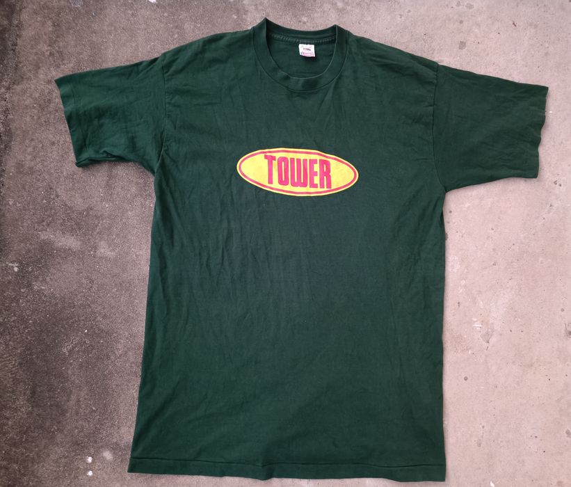 Vintage vintage 90s t shirt tower records | Grailed