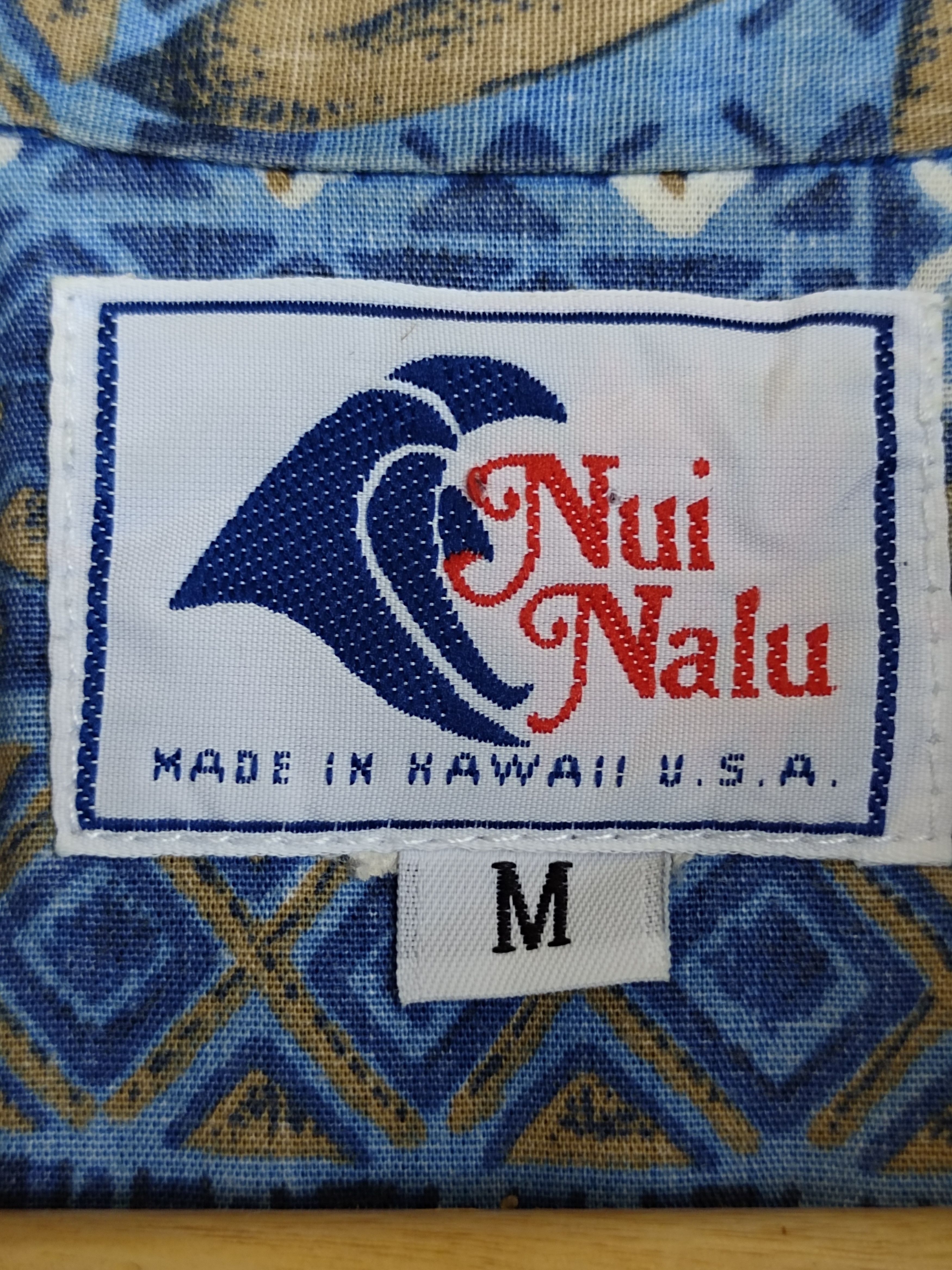 Vintage Vintage 80s Nui Nalu Reverse Print Hawaiian Shirt Size US M / EU 48-50 / 2 - 10 Thumbnail