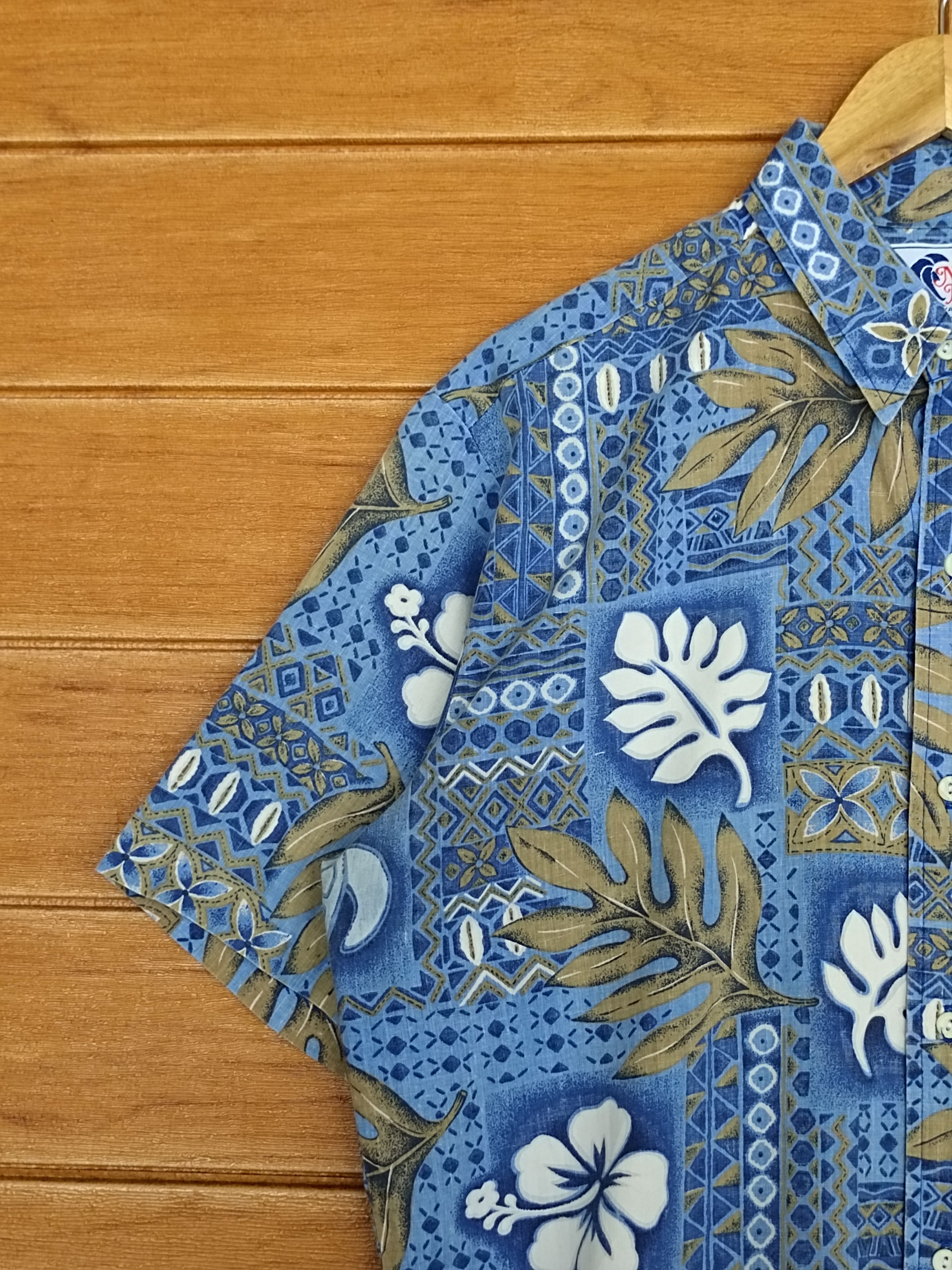 Vintage Vintage 80s Nui Nalu Reverse Print Hawaiian Shirt Size US M / EU 48-50 / 2 - 6 Thumbnail