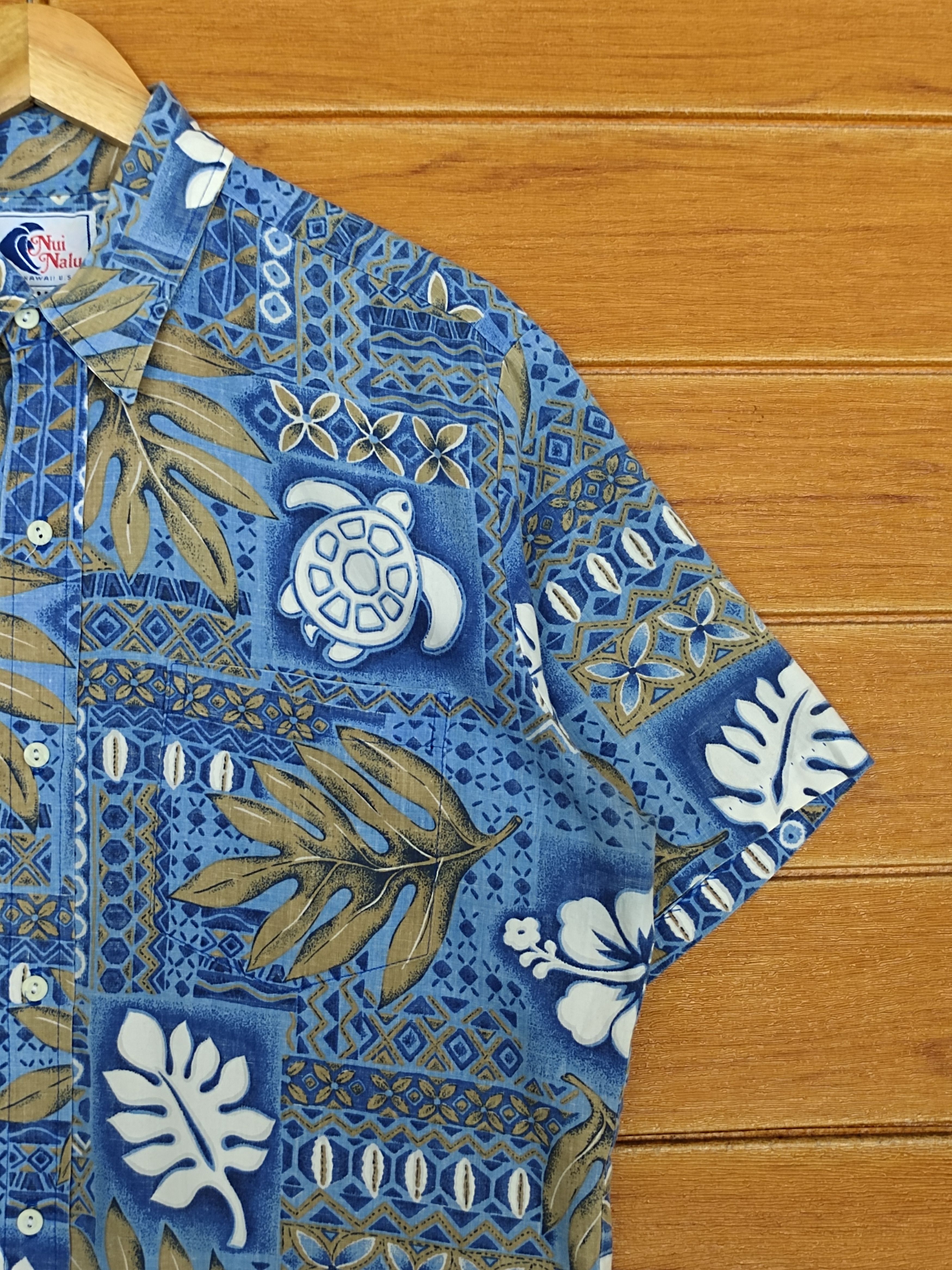 Vintage Vintage 80s Nui Nalu Reverse Print Hawaiian Shirt Size US M / EU 48-50 / 2 - 5 Thumbnail