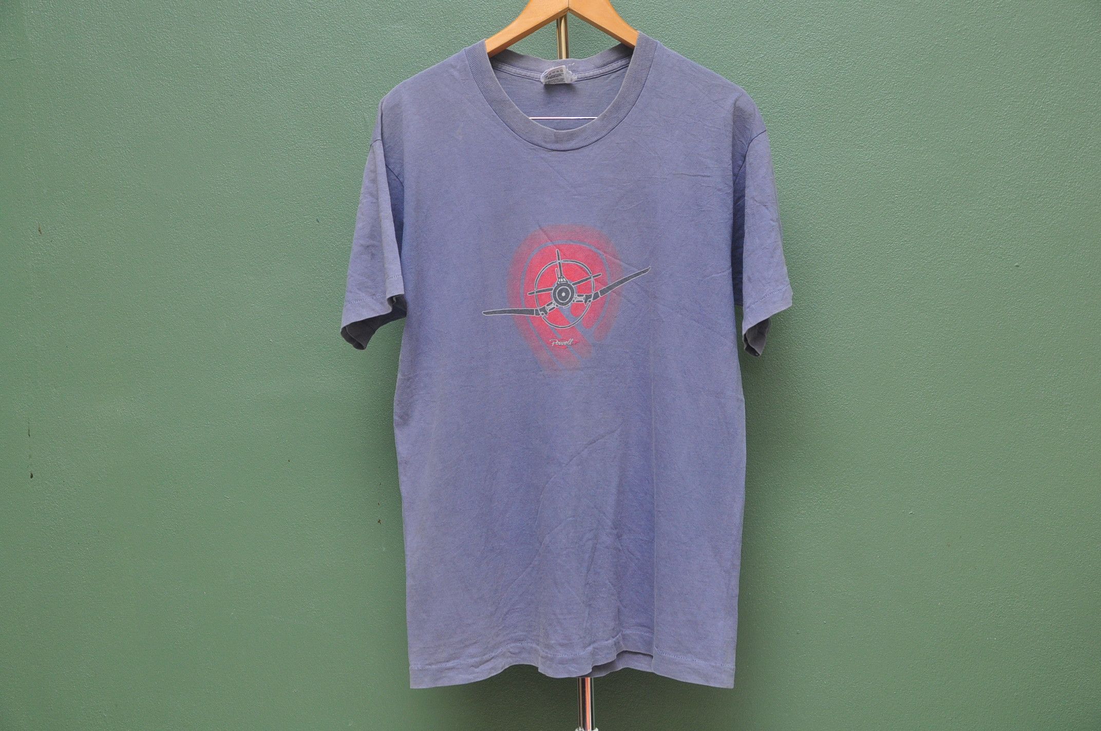 Designer Vintage Powell Skateboading Shirt Size US L / EU 52-54 / 3 - 1 Thumbnail