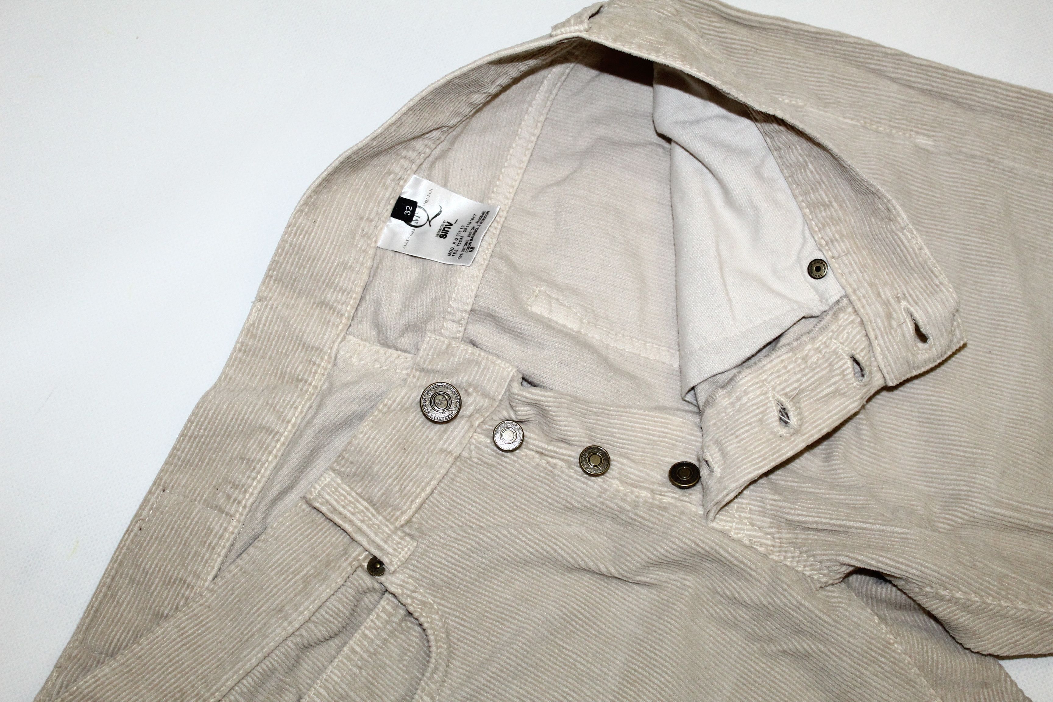Alexander McQueen Alexander McQueen Corduroy Straight Denim Pants Size US 32 / EU 48 - 5 Thumbnail