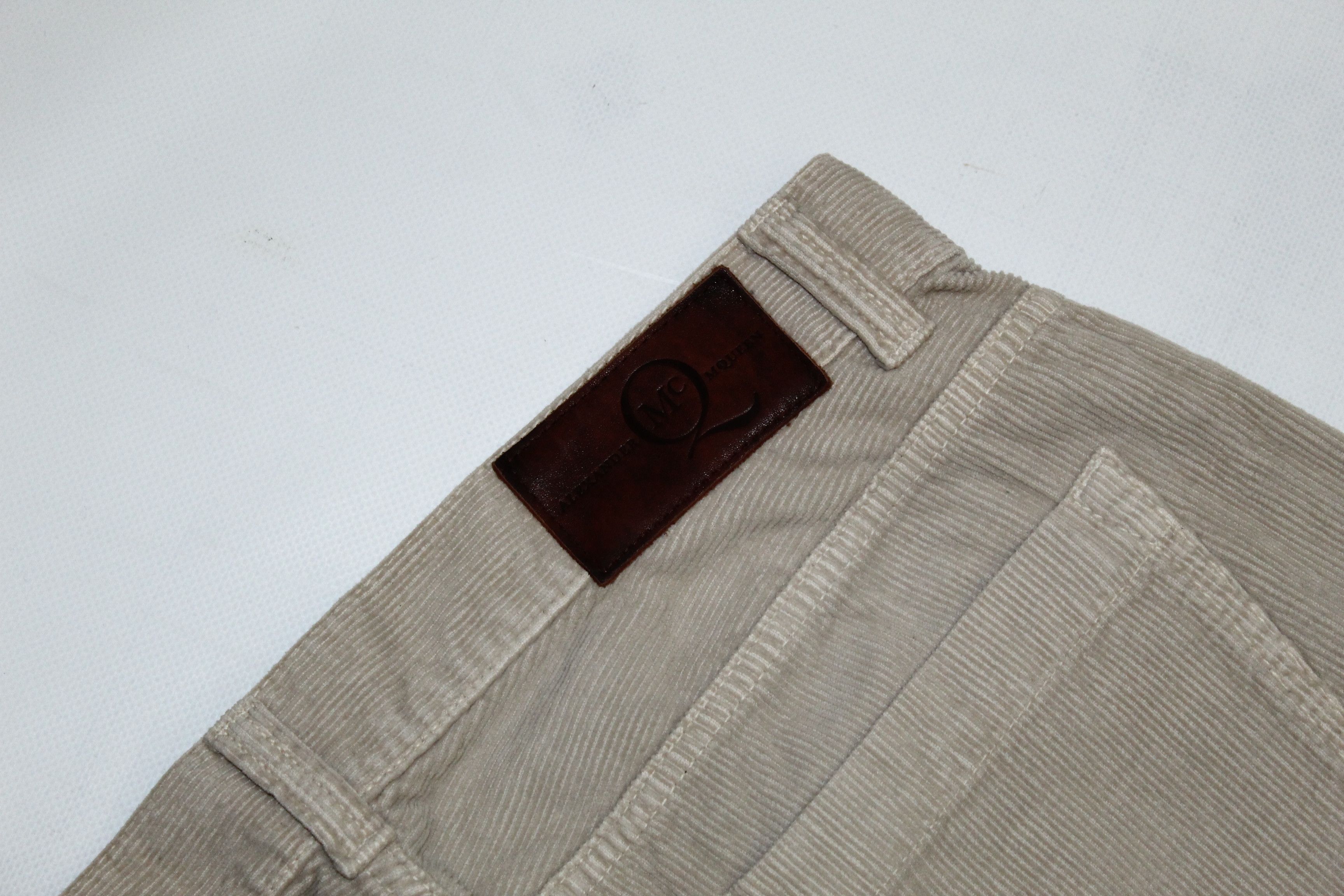 Alexander McQueen Alexander McQueen Corduroy Straight Denim Pants Size US 32 / EU 48 - 10 Thumbnail