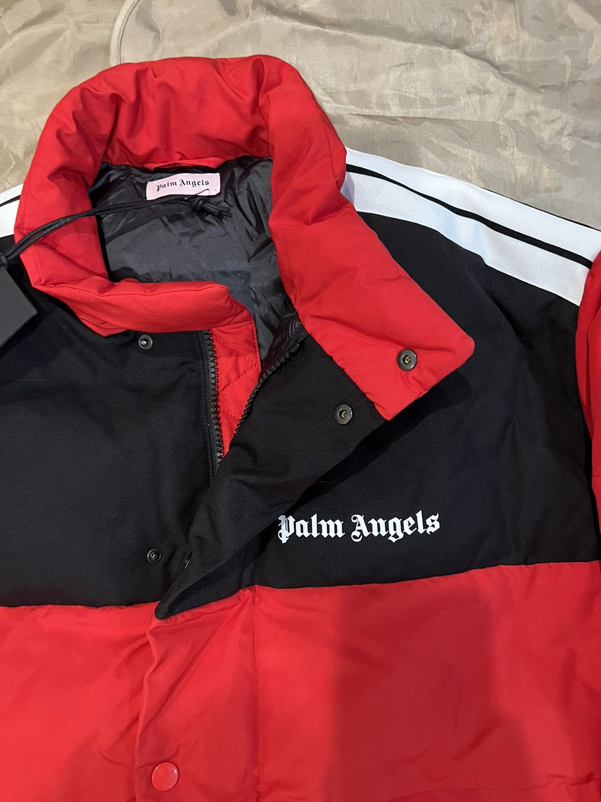 Palm Angels PALM ANGELS DOWN TRACK JACKET Red size XL $1300 Size US XL / EU 56 / 4 - 2 Thumbnail