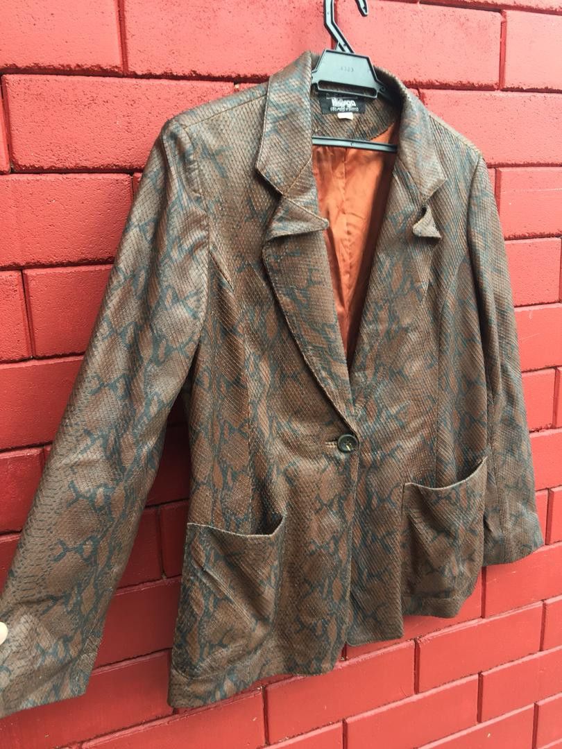 Designer × Japanese Brand Vintage Krisga Python Designer Japanese Fashion Style Size US M / EU 48-50 / 2 - 2 Thumbnail