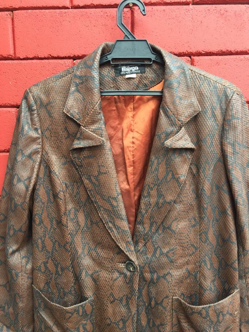 Designer × Japanese Brand Vintage Krisga Python Designer Japanese Fashion Style Size US M / EU 48-50 / 2 - 5 Thumbnail