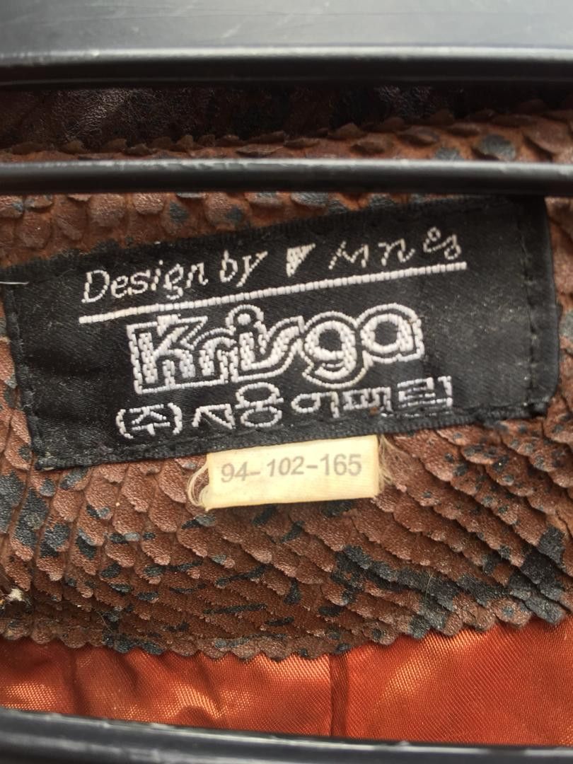 Designer × Japanese Brand Vintage Krisga Python Designer Japanese Fashion Style Size US M / EU 48-50 / 2 - 7 Thumbnail