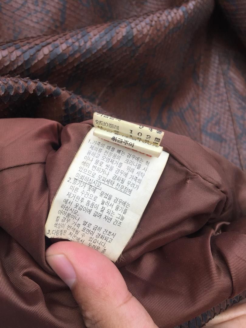 Designer × Japanese Brand Vintage Krisga Python Designer Japanese Fashion Style Size US M / EU 48-50 / 2 - 8 Thumbnail