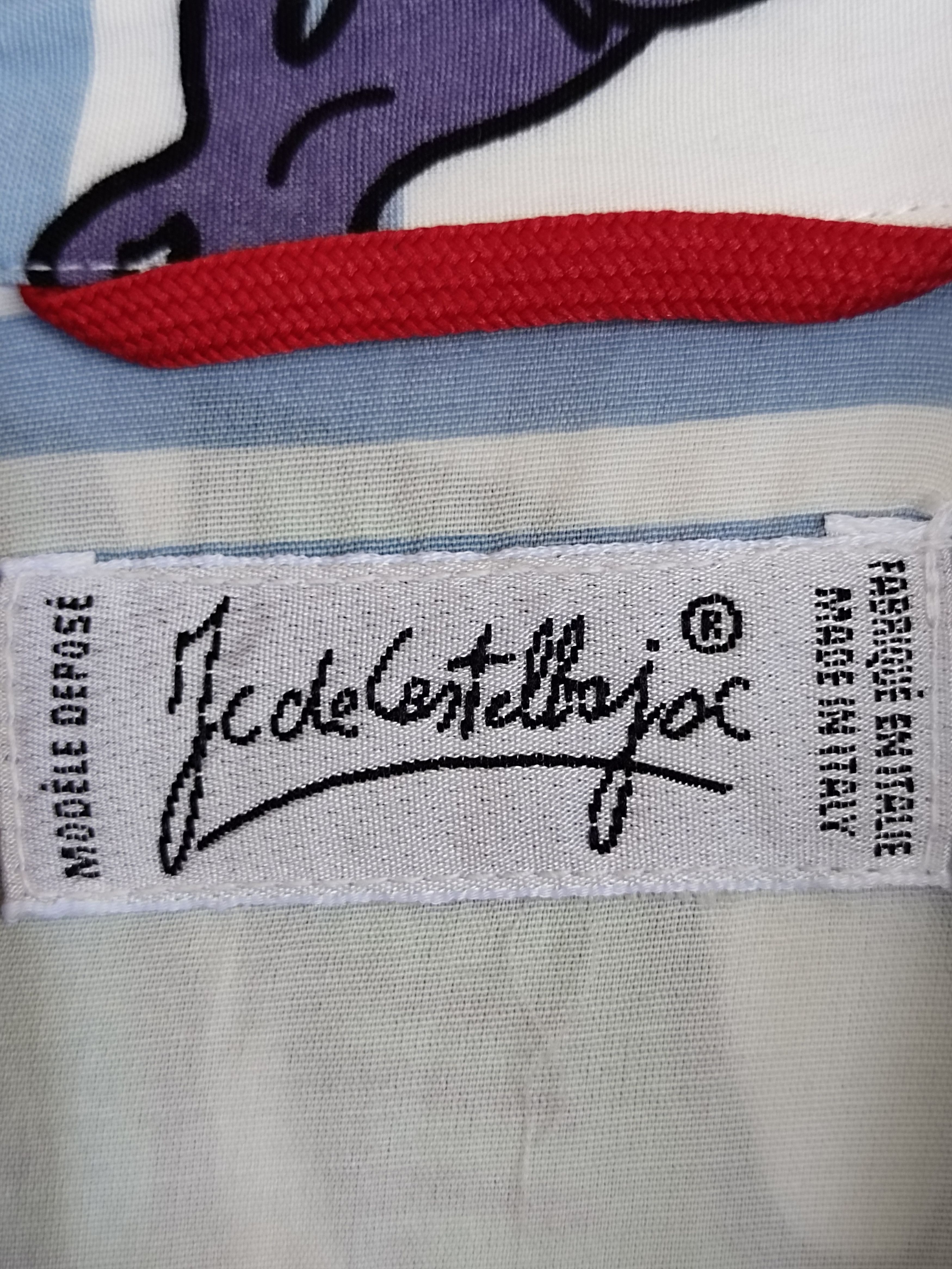 Jean Charles De Castelbajac Vtg 90s Jc De Castelbajac X Taz Mania Fullprint Rayon Shirt Size US L / EU 52-54 / 3 - 9 Thumbnail