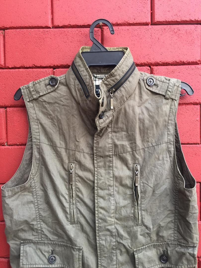 Burberry × Japanese Brand Vintage Burberry Pocket Vest Travis Scott Fashion Style Size US M / EU 48-50 / 2 - 5 Thumbnail