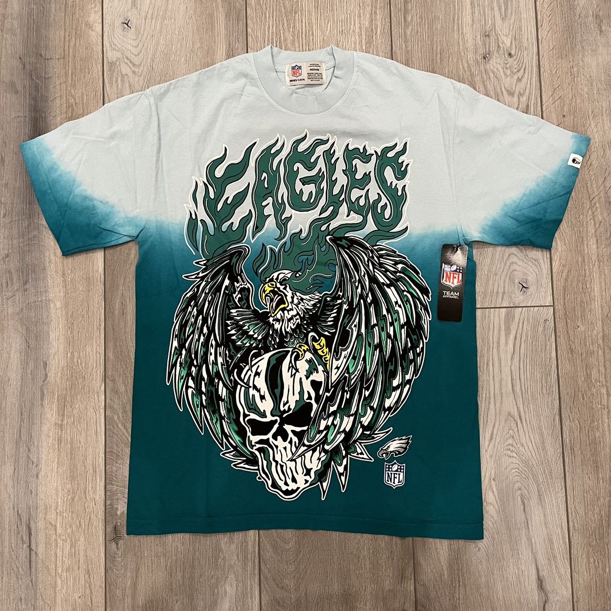 Warren Lotas Warren Lotas NFL Eagles Championship Talon Ombré Tee