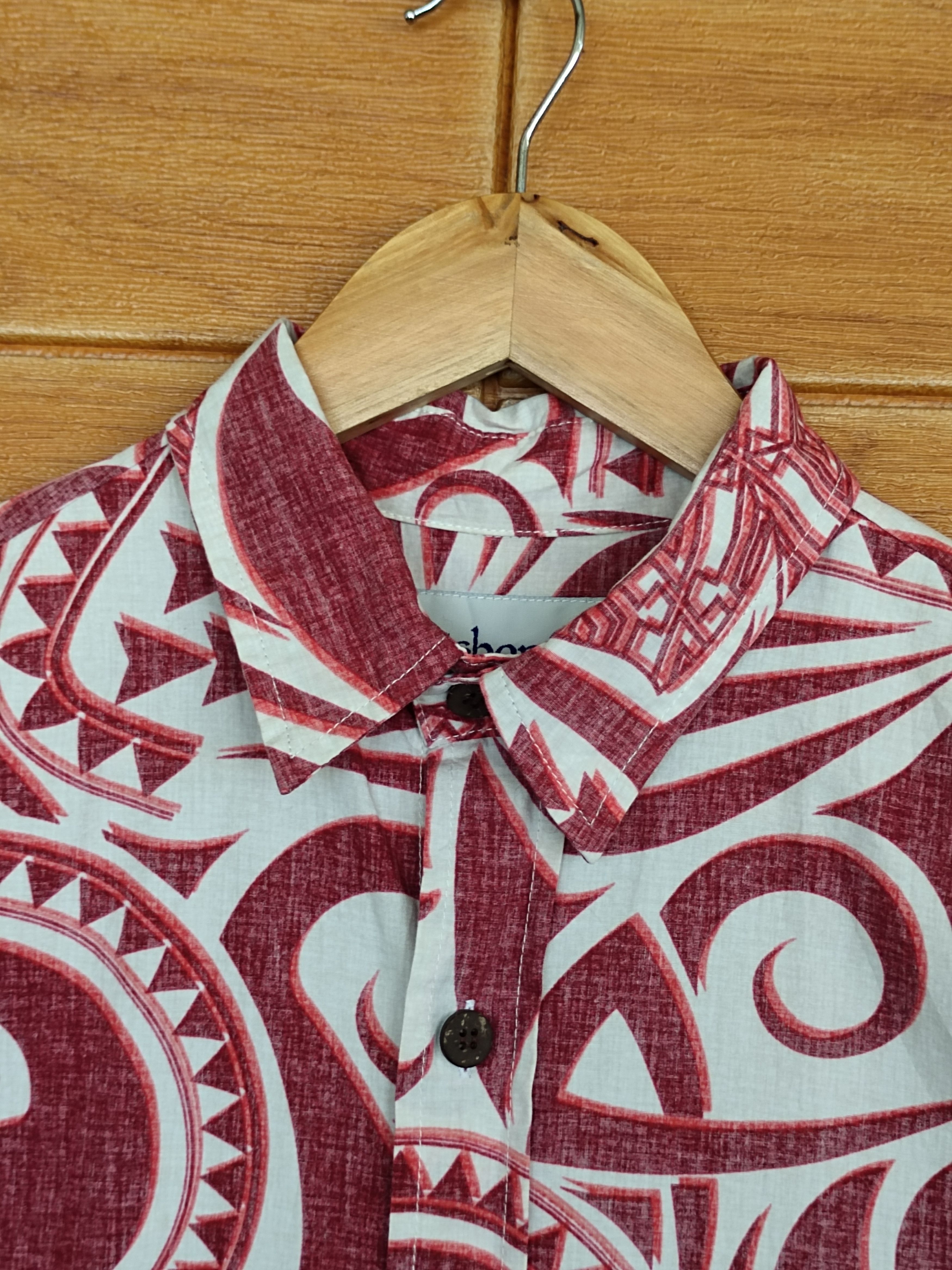 Vintage Vintage 80s Bishop Reverse Print Hawaiian Shirt Size US M / EU 48-50 / 2 - 2 Thumbnail