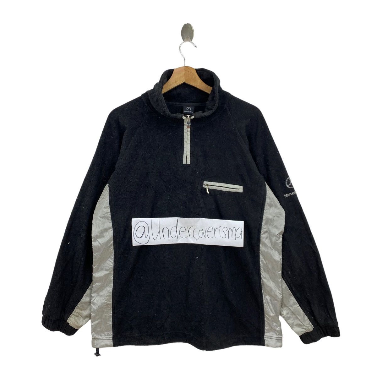 Mercedes-Benz MERCEDES BENZ Embroidered Logo On Sleeve Fleece Light Jacket Size US L / EU 52-54 / 3 - 1 Thumbnail