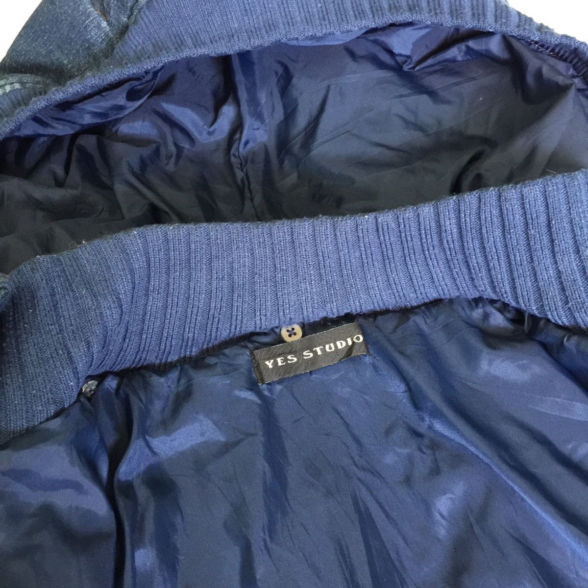 Japanese Brand Denim Puffer Jacket Hoodie Size US S / EU 44-46 / 1 - 10 Thumbnail