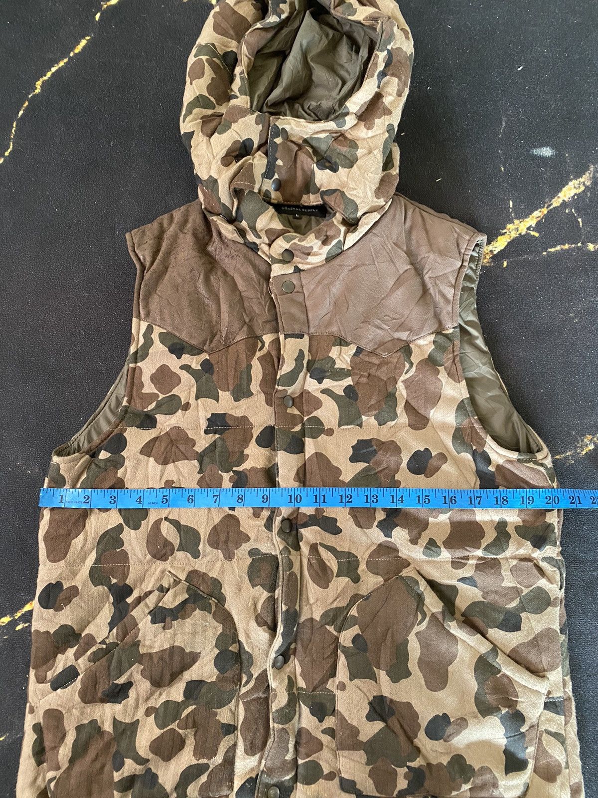 Japanese Brand Vest Hoodie Puffer GENERAL SUPPLY Rare Design Size US M / EU 48-50 / 2 - 14 Thumbnail