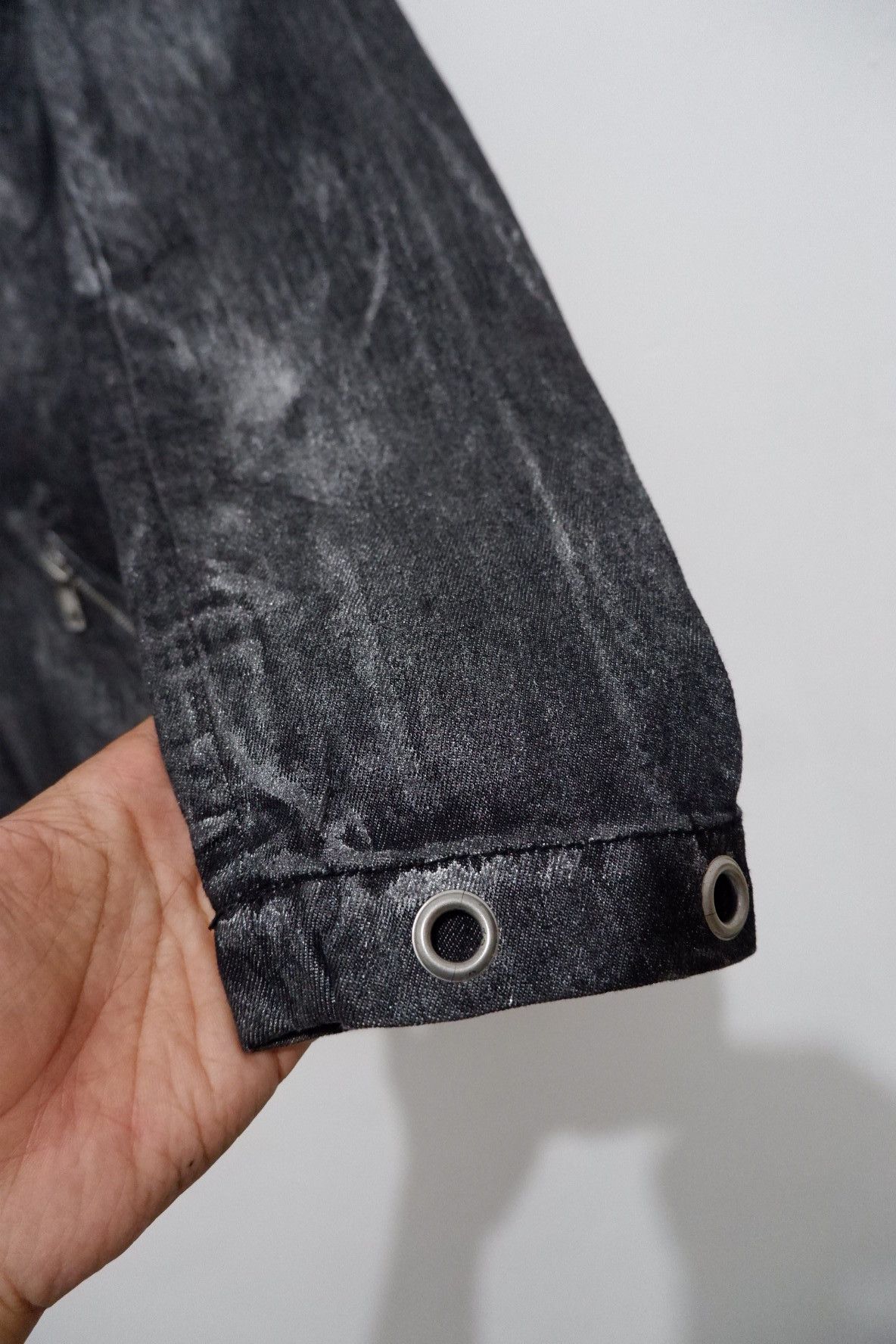 Tornado Mart Vintage Y2K Japan Berning sho Distressed Denim Jacket Size US M / EU 48-50 / 2 - 6 Thumbnail