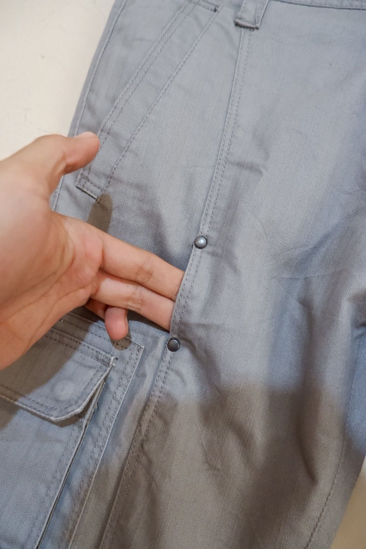 Issey Miyake Tete Homme Tech Cargo Pants Size US 29 - 4 Thumbnail