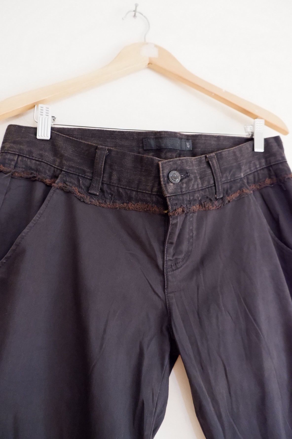 GOSTAR DE FUGA Vintage Fuga Hybrid Reconstructed Low Rise Pants Size US 33 - 3 Thumbnail