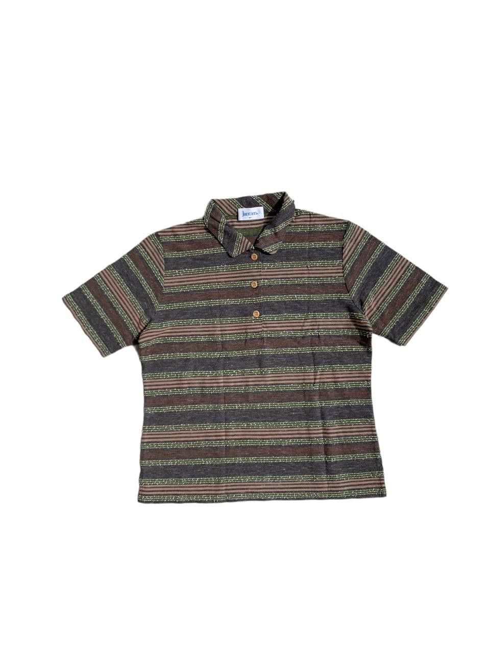 Jantzen Vintage Jantzen Stitching Striped Polo Shirt Size S / US 4 / IT 40 - 1 Thumbnail