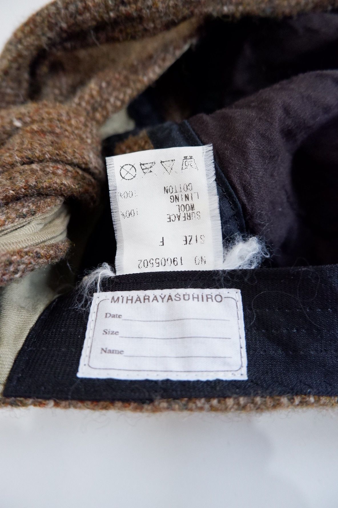 Maison MIHARA YASUHIRO Maison Miharayasuhiro Wool Tieback Hat Size ONE SIZE - 5 Thumbnail
