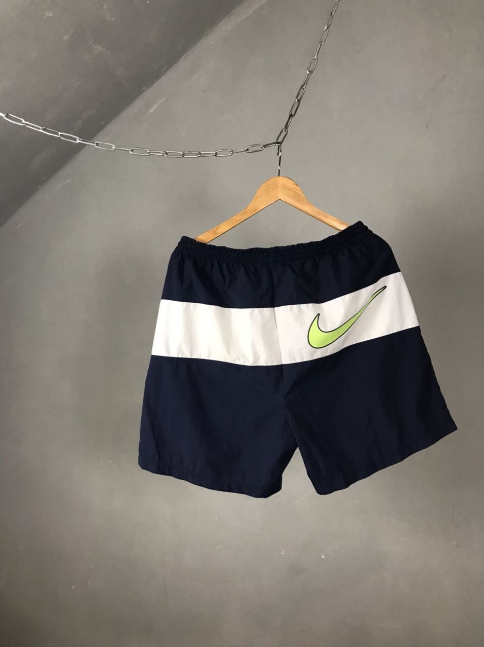 Vintage Nike vintage big swoosh sportwear shorts Size US 32 / EU 48 - 7 Thumbnail