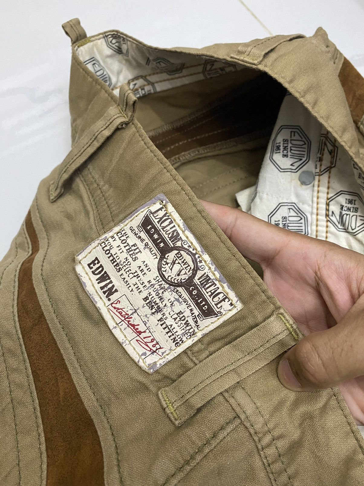 Edwin CARGO PANTS🔥VINTAGE EDWIN FLAP POCKET MULTI POCKET CARGO Size US 32 / EU 48 - 9 Thumbnail