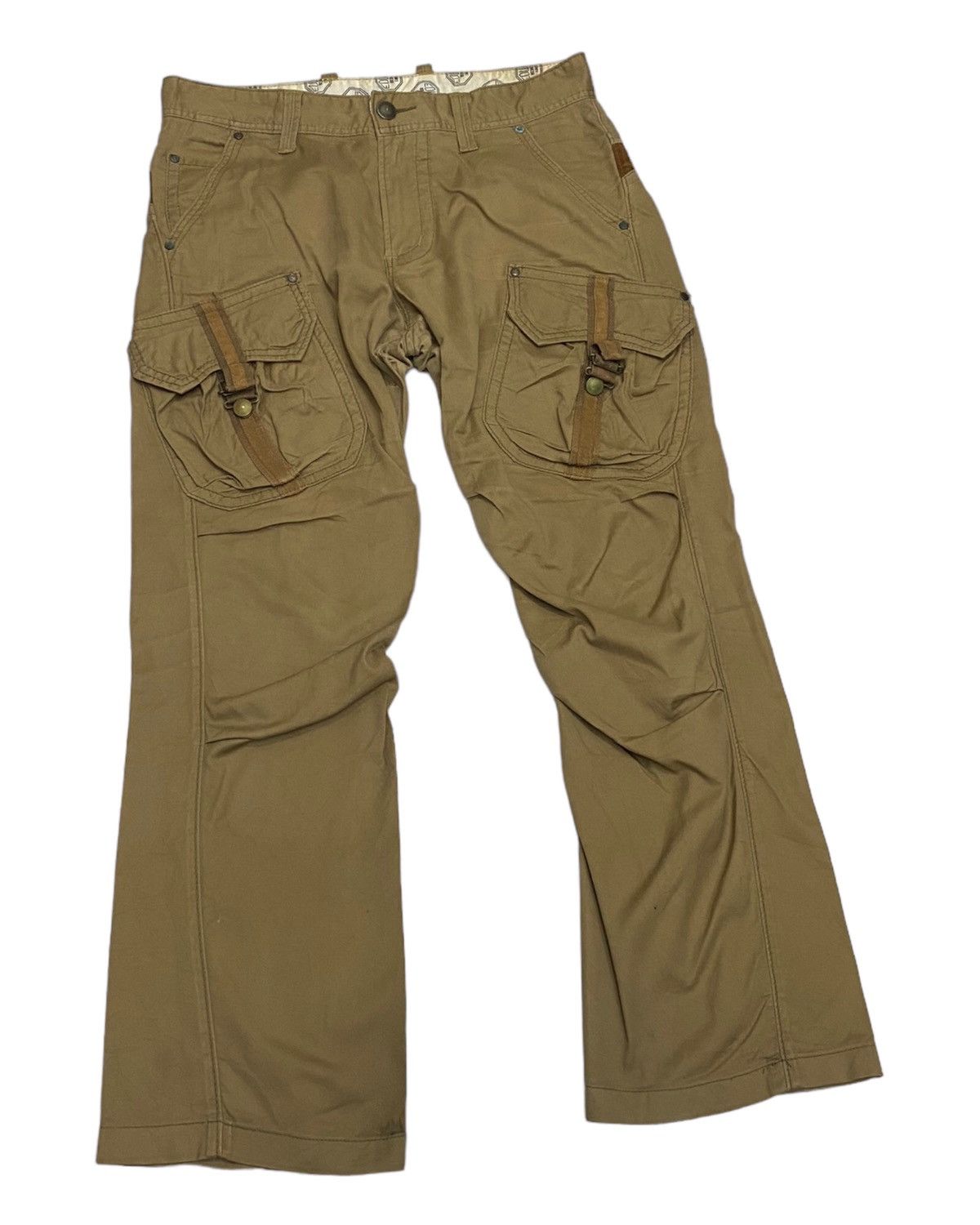 Edwin CARGO PANTS🔥VINTAGE EDWIN FLAP POCKET MULTI POCKET CARGO Size US 32 / EU 48 - 3 Thumbnail